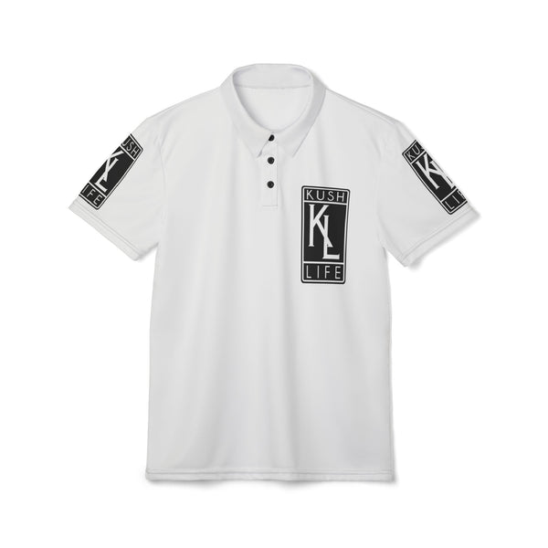 Kush Life OG Logo - Snow Polo Shirt (AOP)