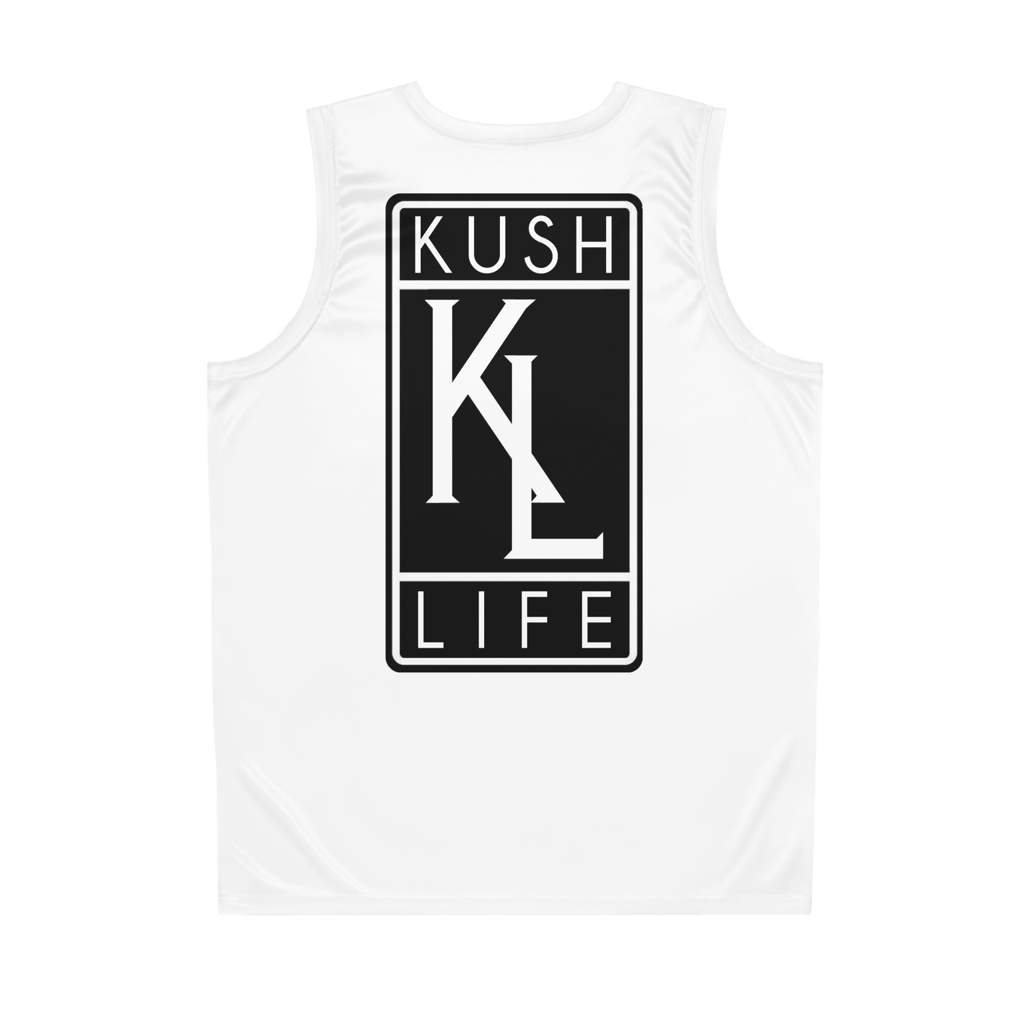 Kush Life OG Logo - Snow  Basketball Jersey (AOP)