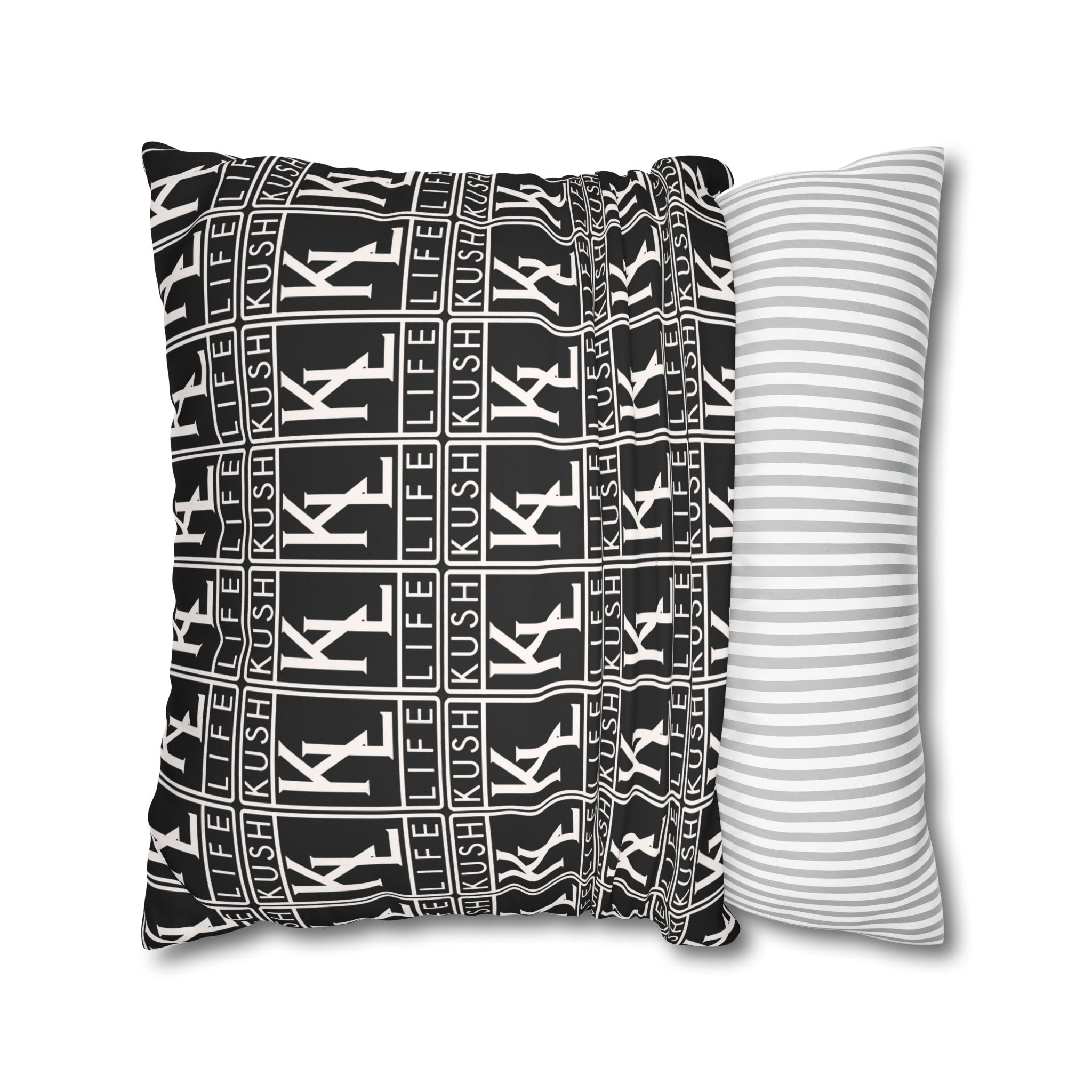 Kush Life "OG "  Logo Monogram - Faux Suede Square Pillowcase with OG Print, Home Decor Cushion Cover, Modern Accent Pillow, Gift for Friends, Cozy Living Room [...]