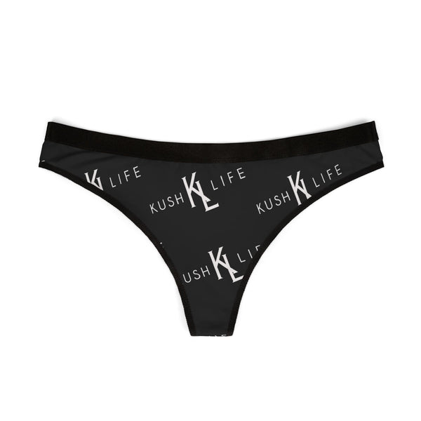 Kush KL Life Classic Logo Monogram - Women's Thongs (AOP)
