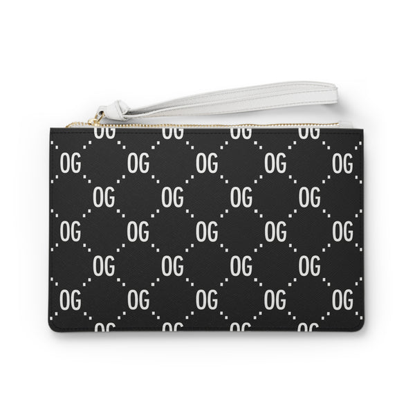 Kushlife "OG x OG" Logo Monogram - Stylish Clutch Bag for Cannabis Enthusiasts, Perfect for Parties, Festivals, Travel, Gifts, Accessory for Everyday Use
