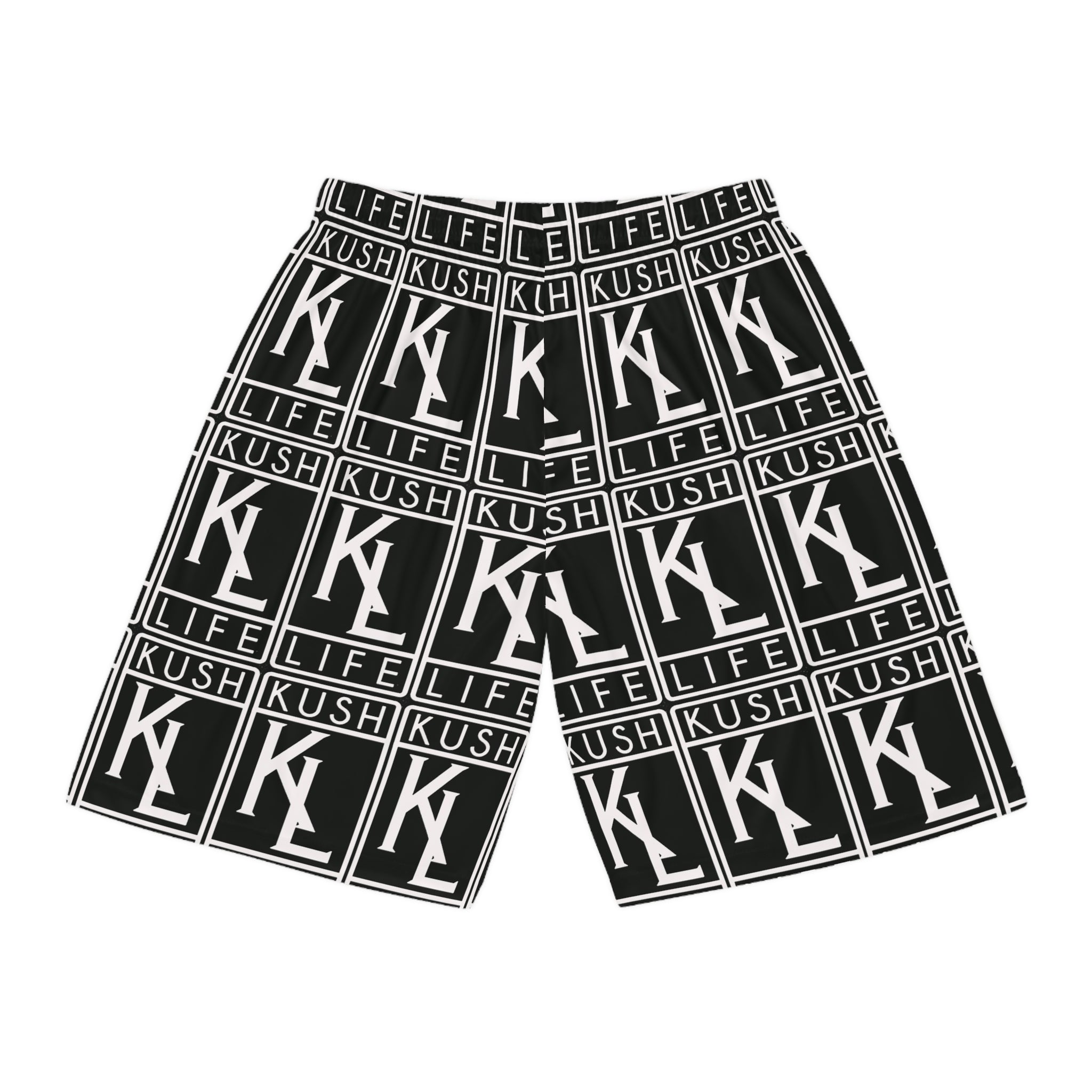 Kush Life OG Logo Monogram Basketball Shorts (AOP)