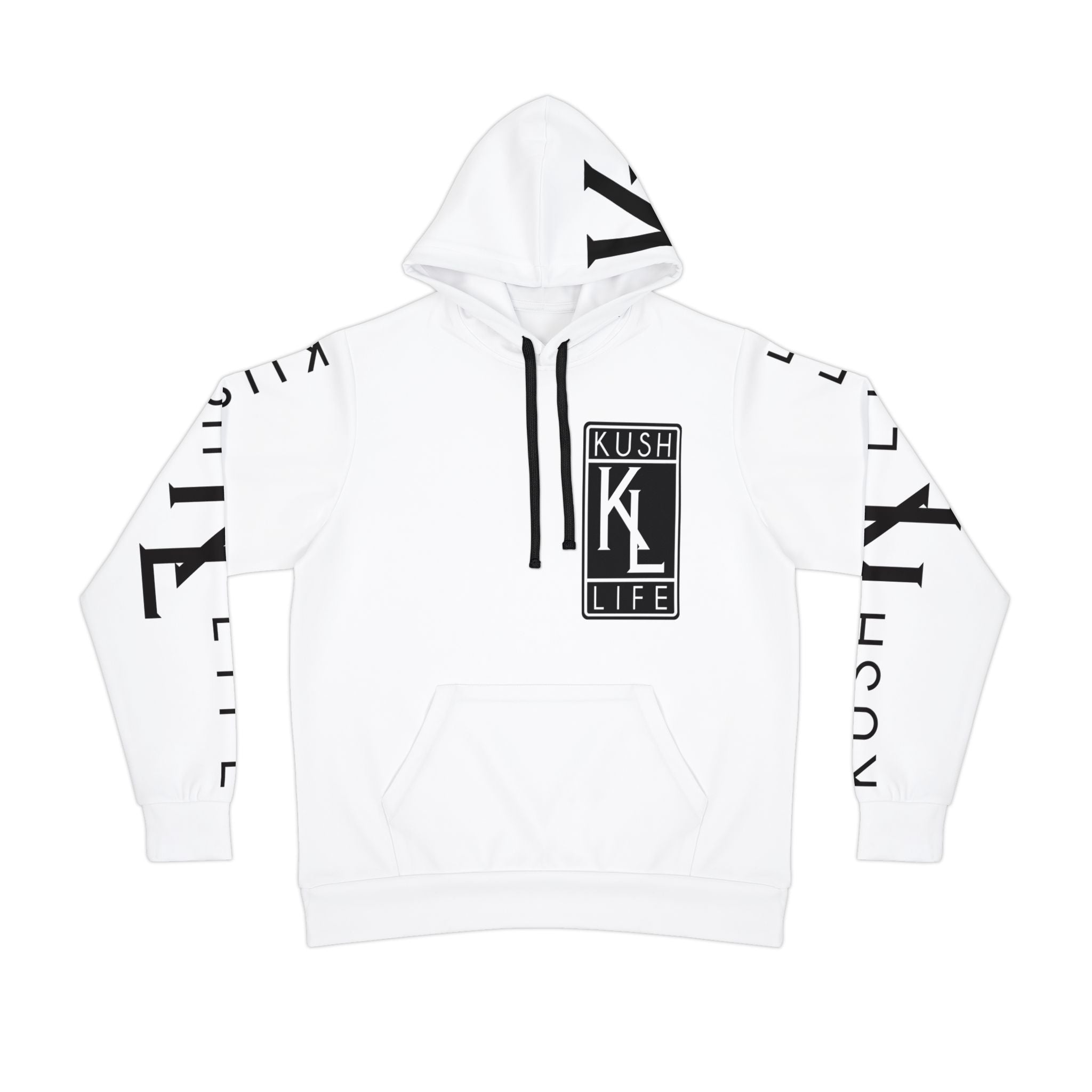 Kush Life OG Logo - Snow Athletic Hoodie, Stylish Sportswear, Perfect for Athletes, Gift for Fitness Lovers, Cozy Fashion Statement