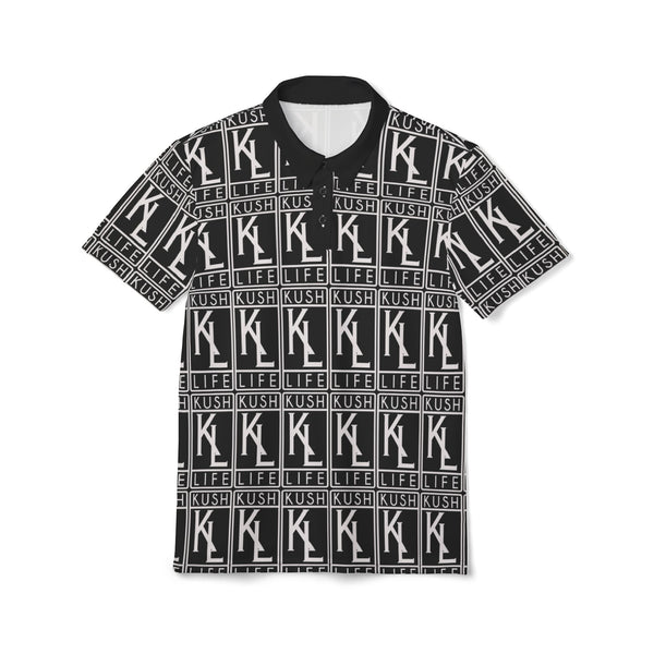 Kushlife OG Logo Monogram Unisex Polo Shirt (AOP)