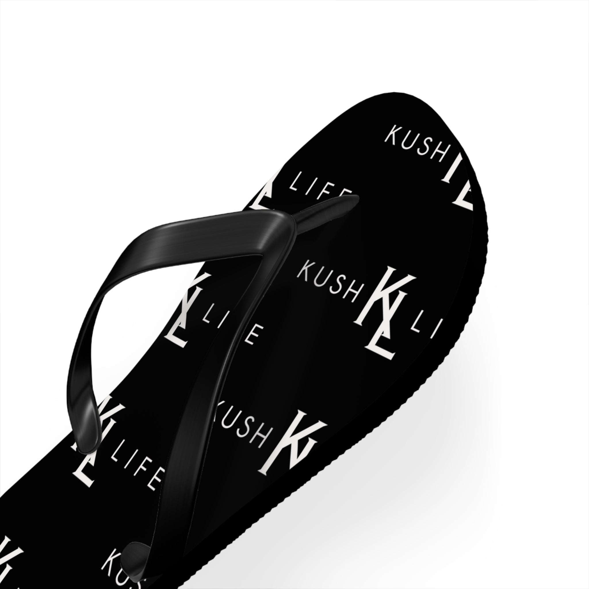 Kush KL Life Classic  Logo Pattern - Flip Flops