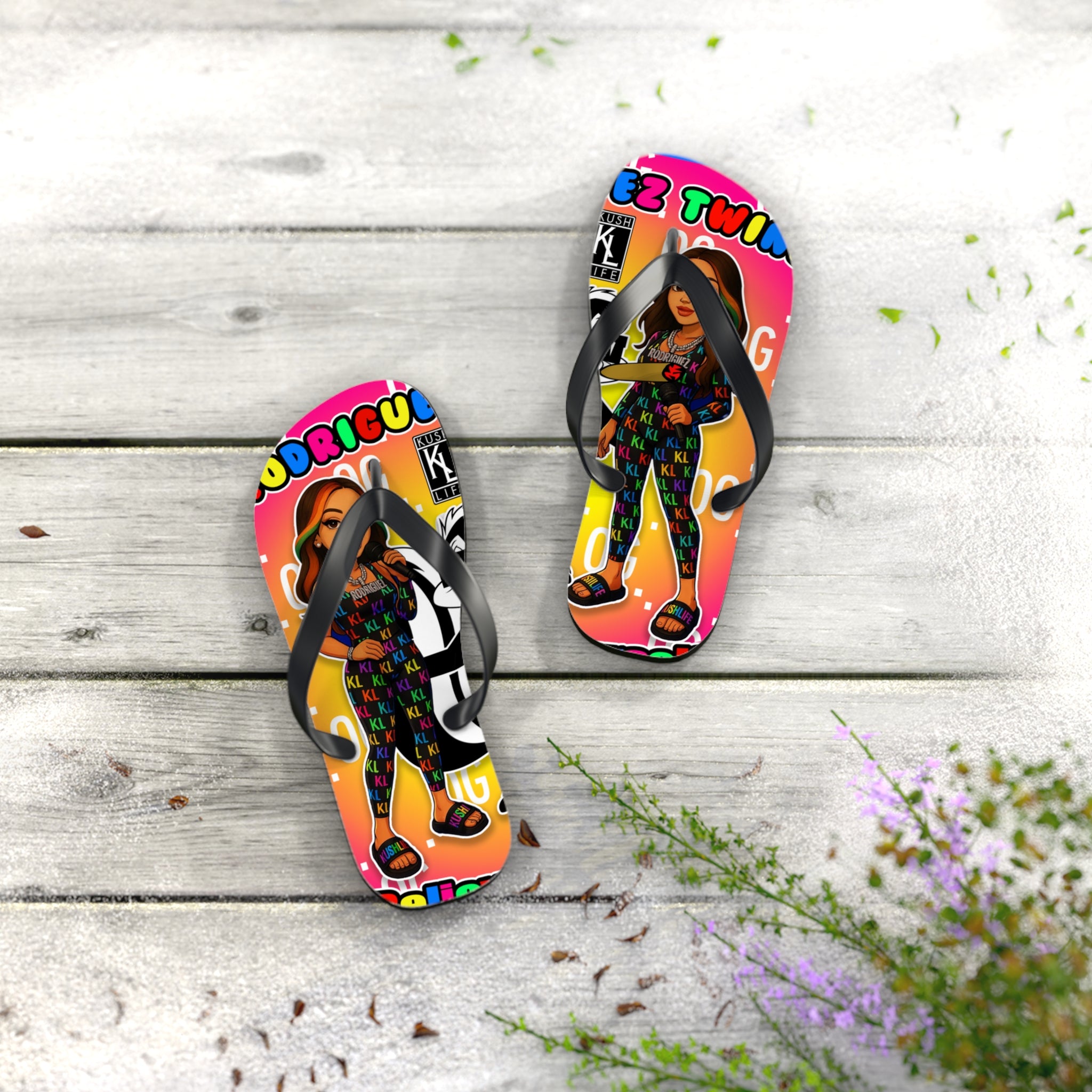 Kushlife x Rodriguez Twins -Flip Flops