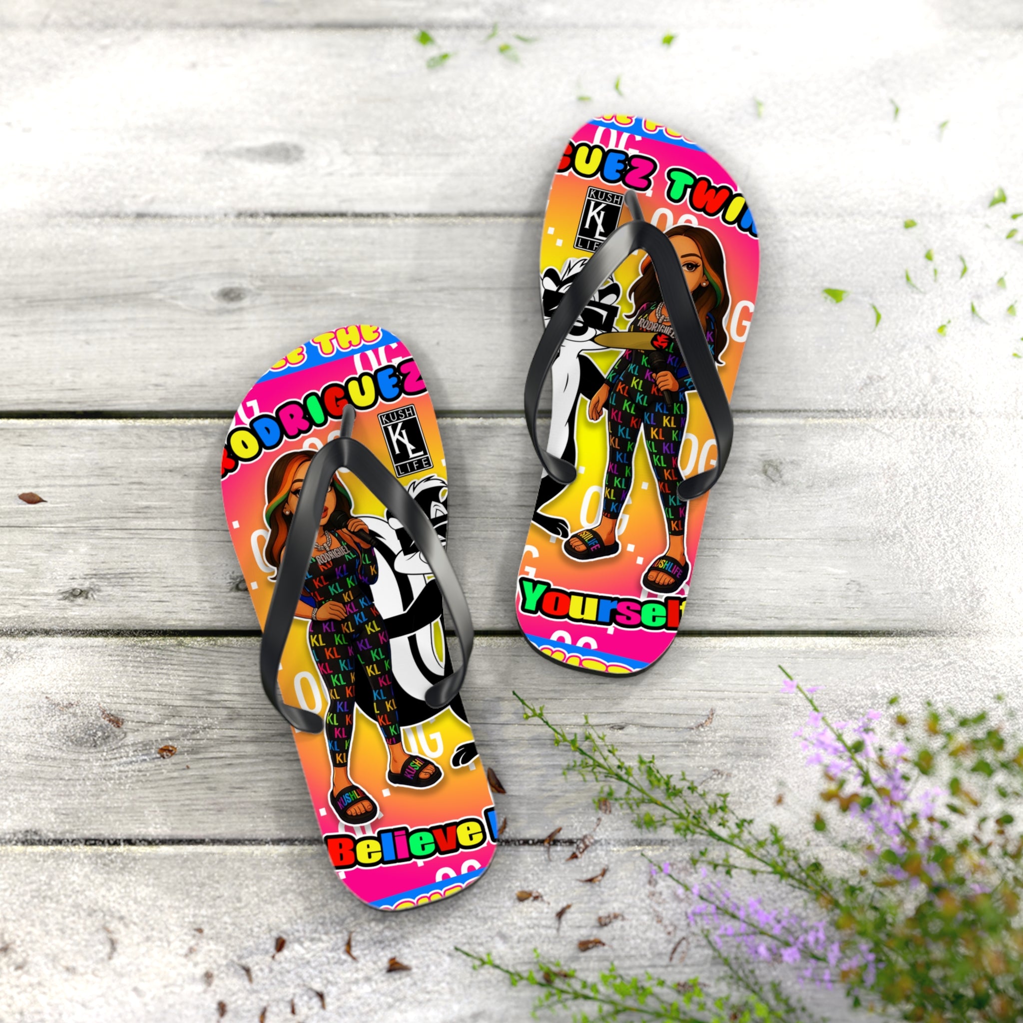 Kushlife x Rodriguez Twins -Flip Flops