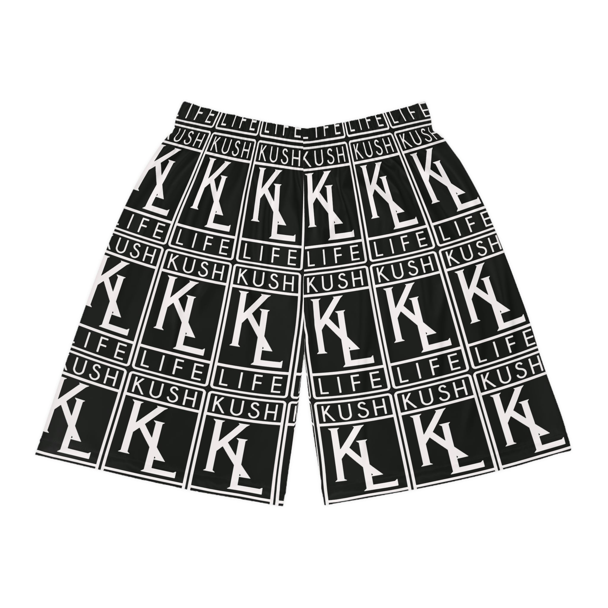 Kush Life OG Logo Monogram Basketball Shorts (AOP)