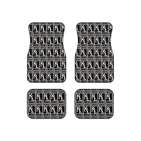Kush Life OG Logo Monogram - Mats Set | Durable Auto Floor Mats for Stylish Ride | Perfect Gift for Car Lovers, Hip Hop Enthusiasts, and More!