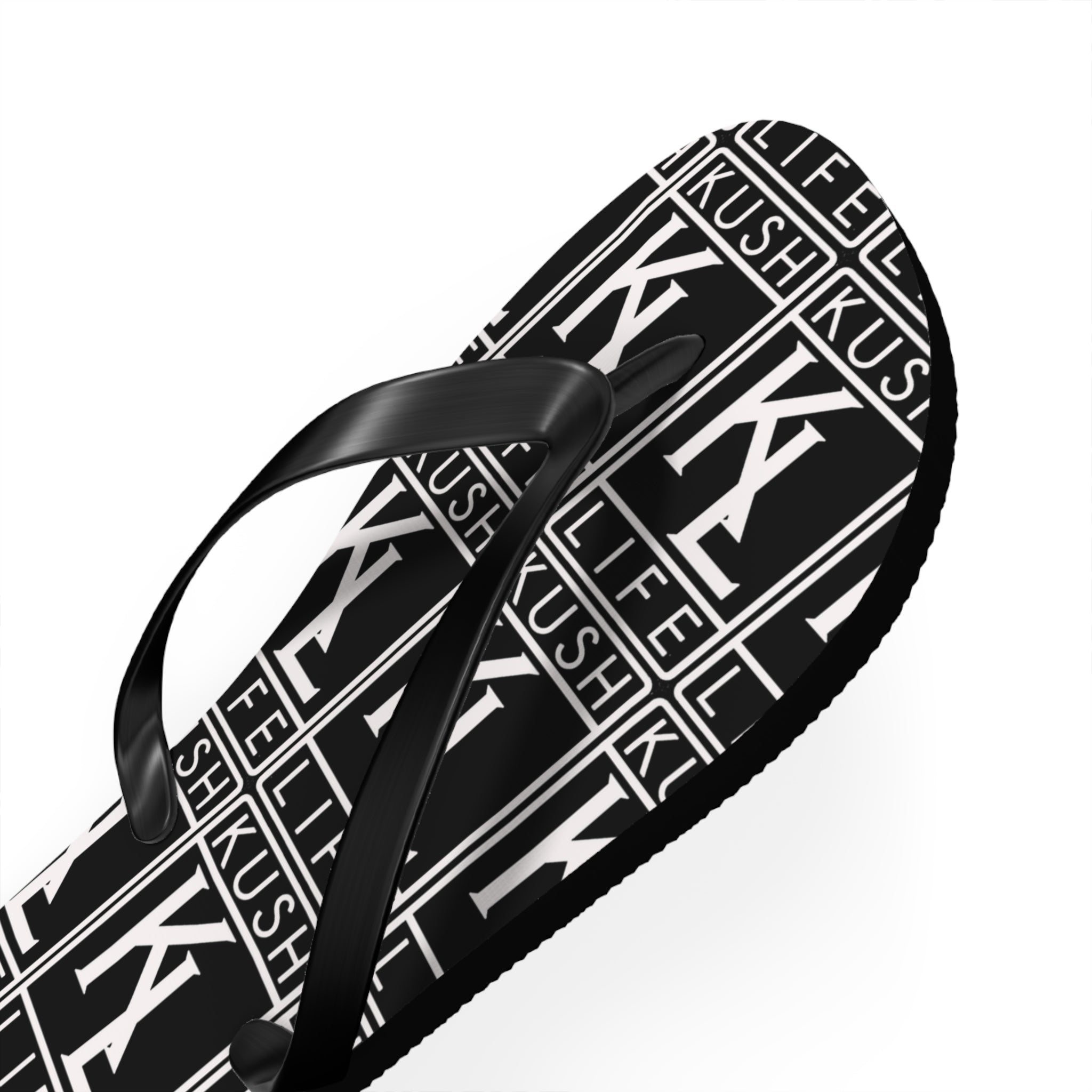 Kush Life OG Logo Monogram Flip Flops