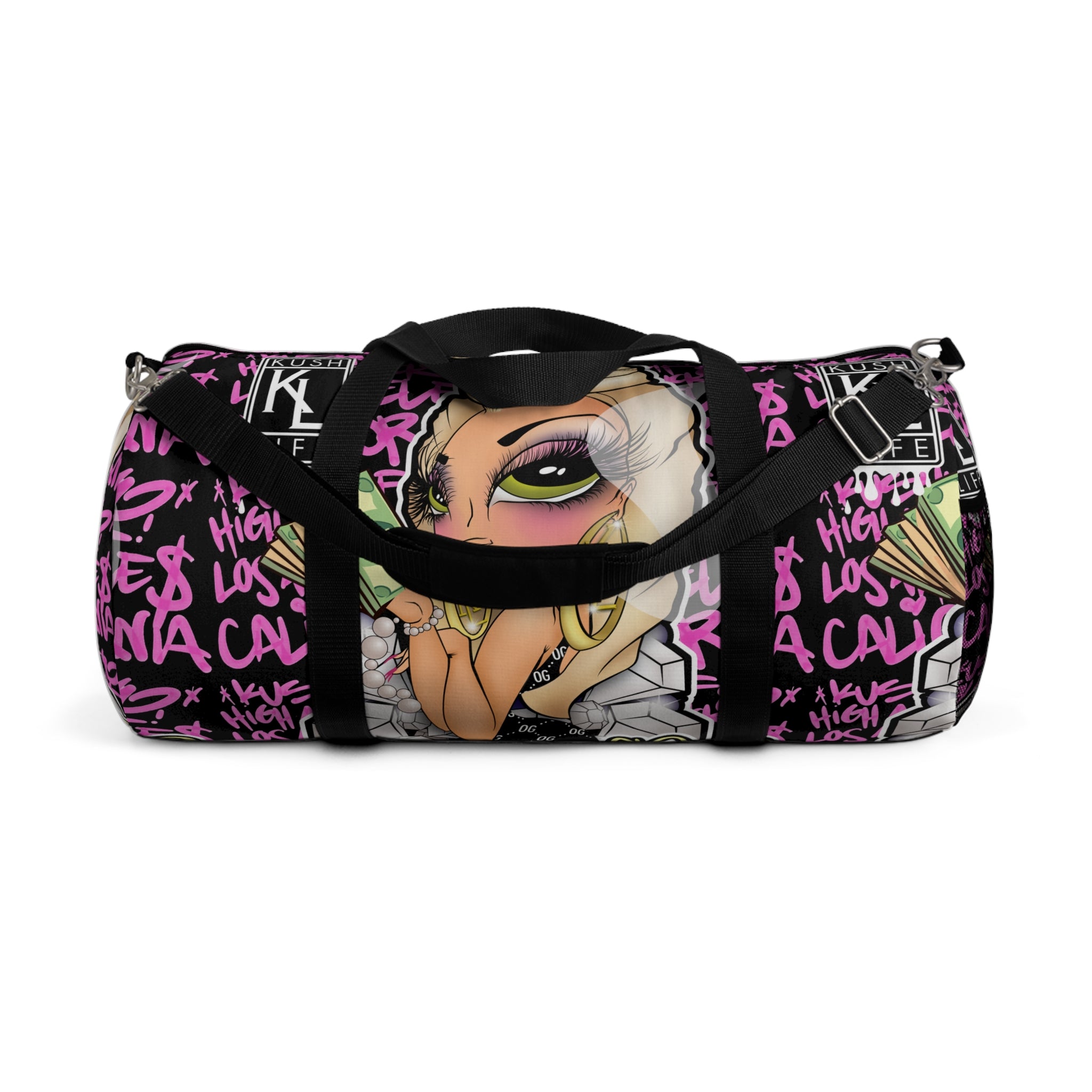 Kushlife x Sandoner - Graffiti Babe Duffel Bag