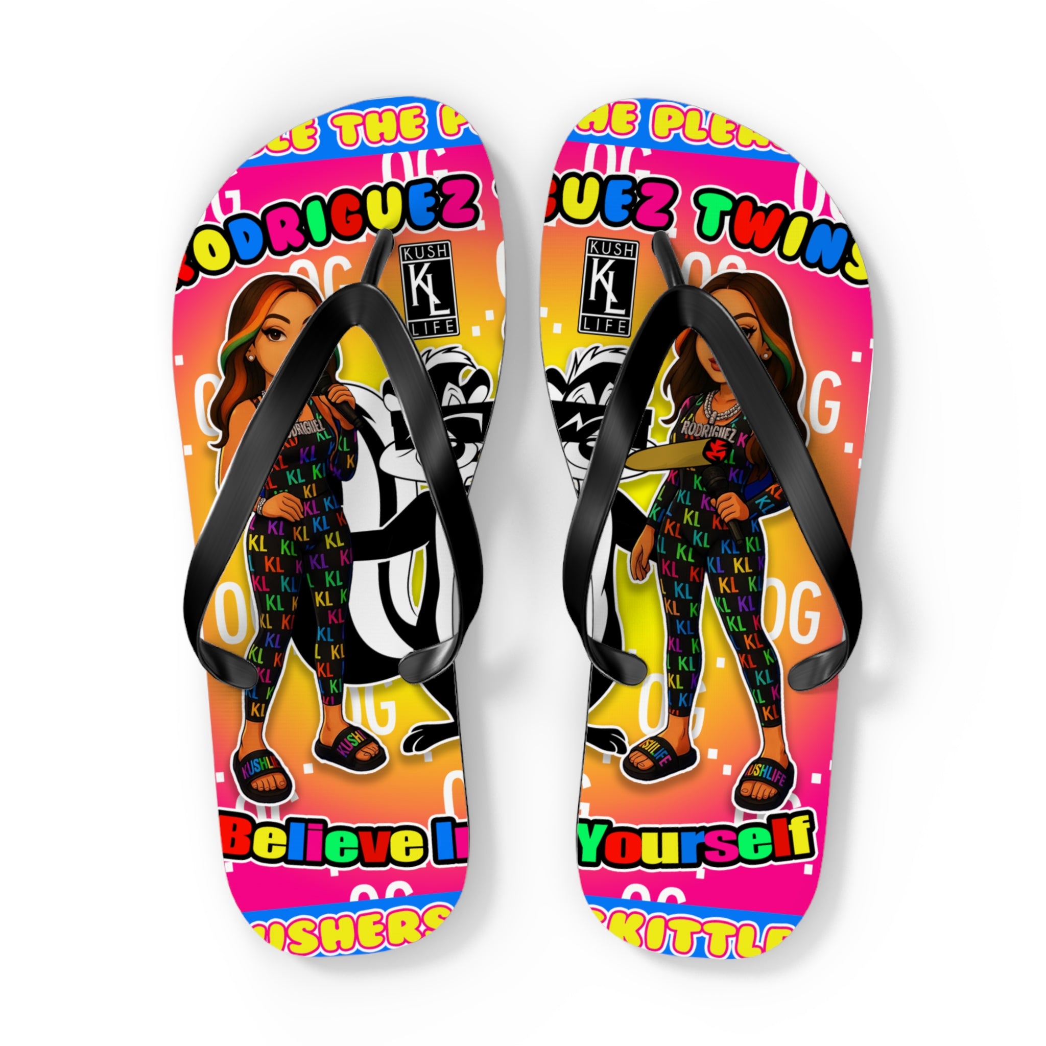 Kushlife x Rodriguez Twins -Flip Flops
