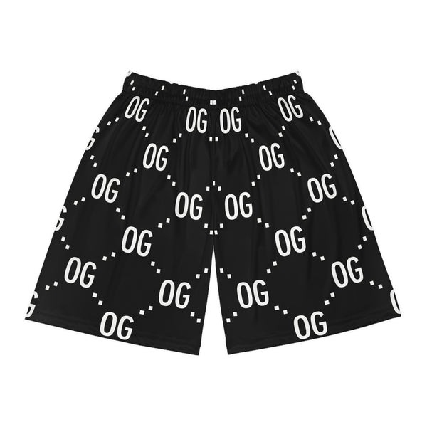 Kush Life "OG x OG"  Logo Monogram - Basketball Shorts (AOP)