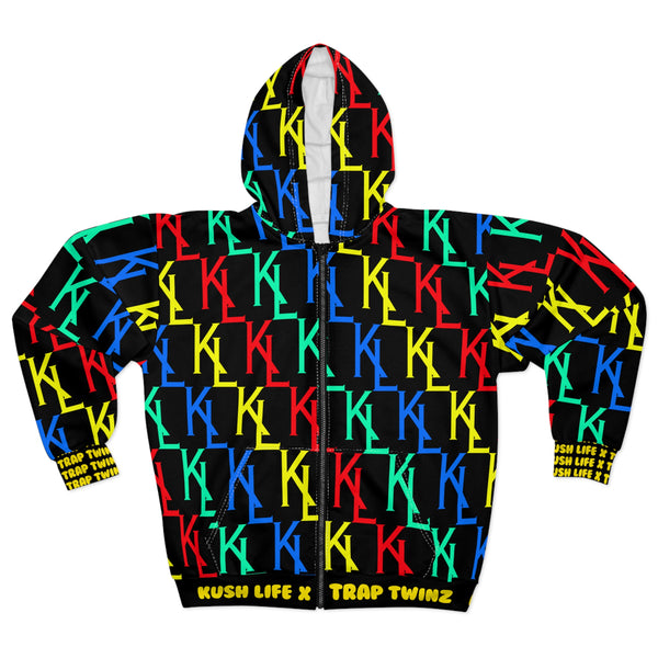 Copy of Kushlife x Rodriguez Twins -  Pop Art Zip Hoodie