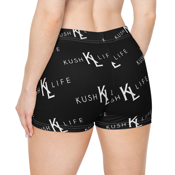 Kush KL Life Classic Logo Pattern Women's Shorts (AOP)