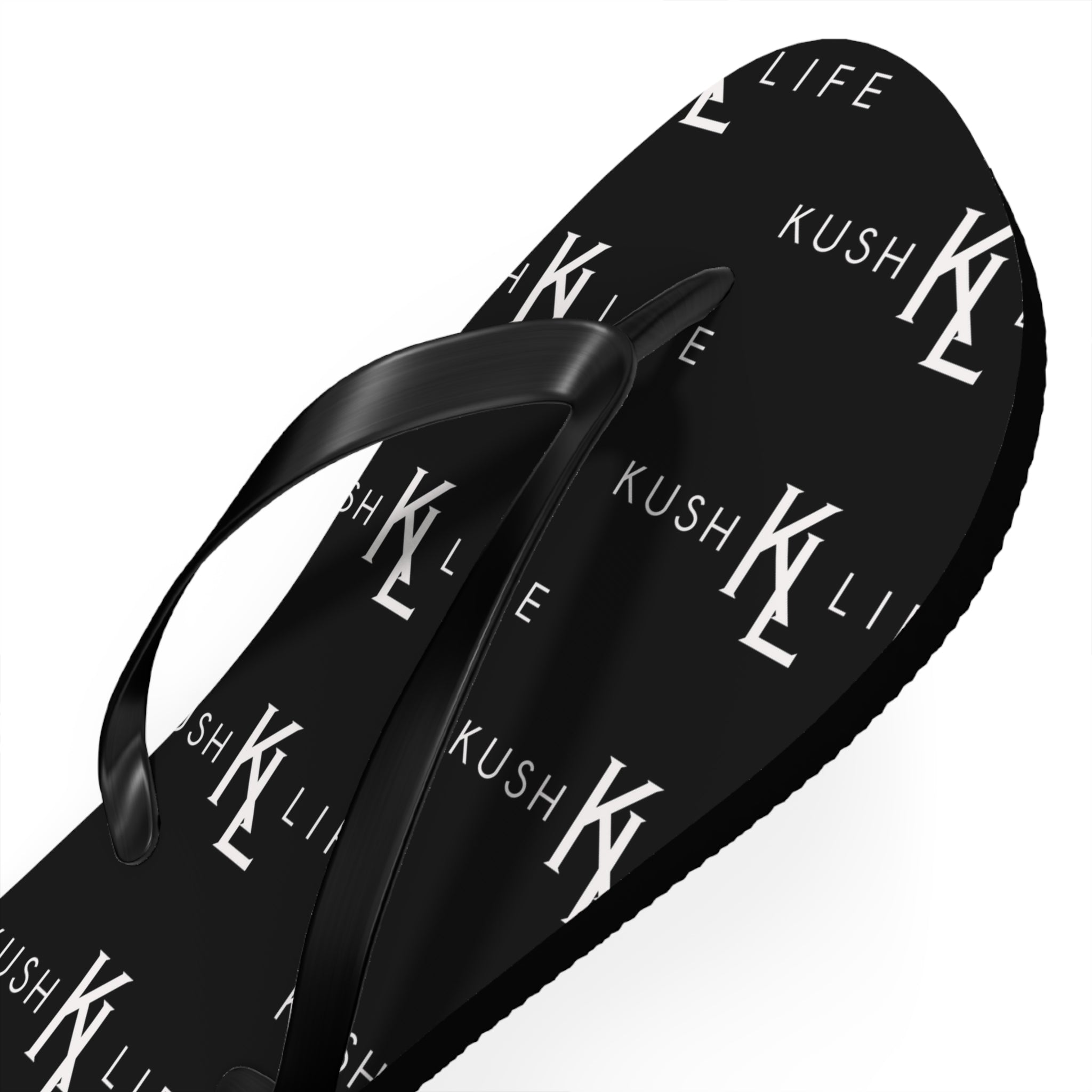 Kush KL Life Classic  Logo Pattern - Flip Flops