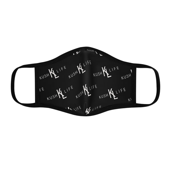 Kush KL Life Classic Logo Pattern Fitted Face Mask - Stylish Protection, Breathable, Unique Design, Ideal for Everyday Use, Gifts, Everyday Wear