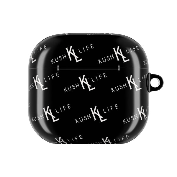 Kush KL Life Classic Logo Pattern - AirPod Case - Stylish OG Design, Gift for Music Lovers, Trendy Tech Accessories, Perfect for Birthdays and Holidays