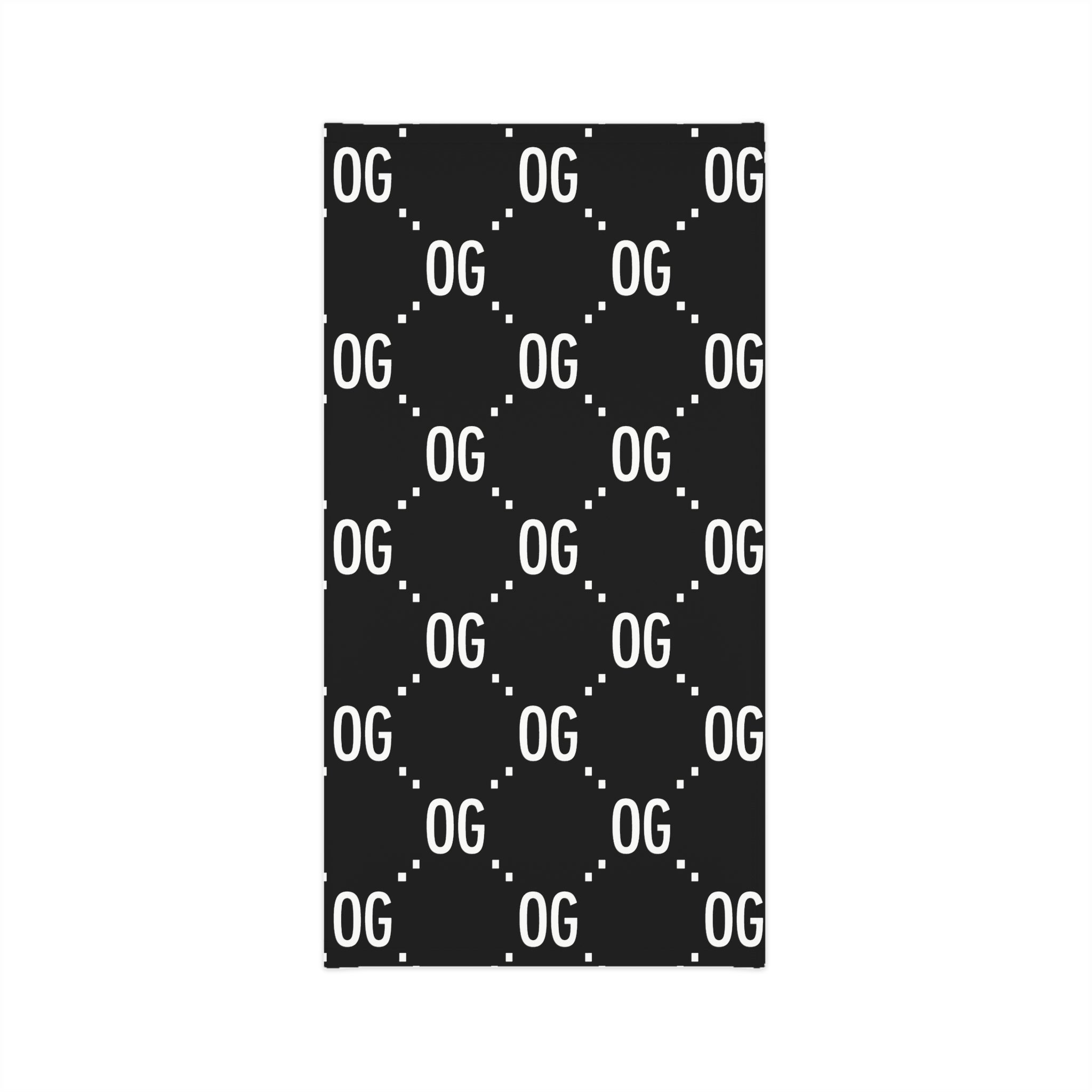 Kush Life "OG x OG" Logo Monogram Stylish Neck Gaiter, Versatile Face Cover, Outdoor Gear for Hikers, Cool Casual Accessory, Unique Gift for Adventurers