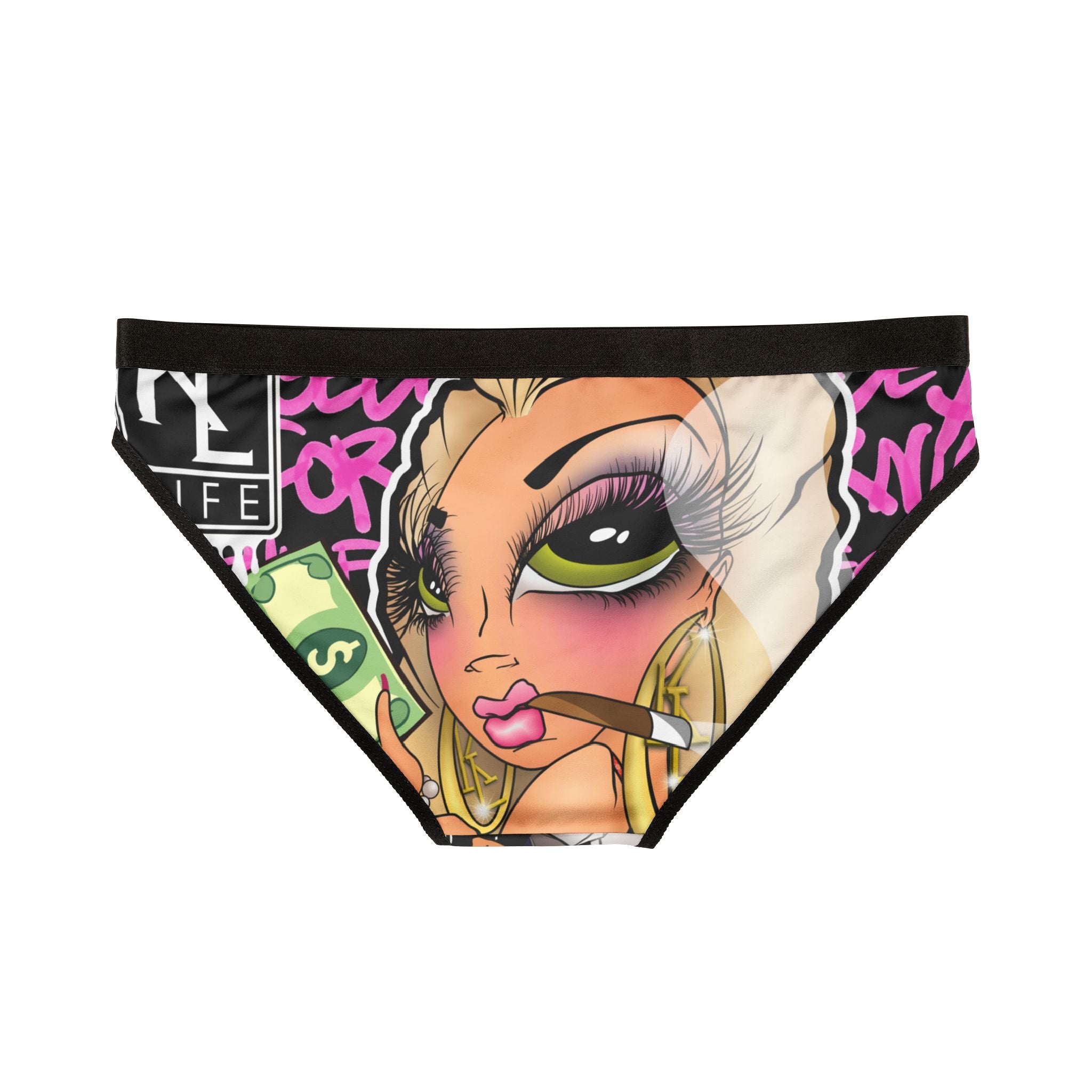 Kushlife x Sandoner - Graffiti Babe Bikini Brief