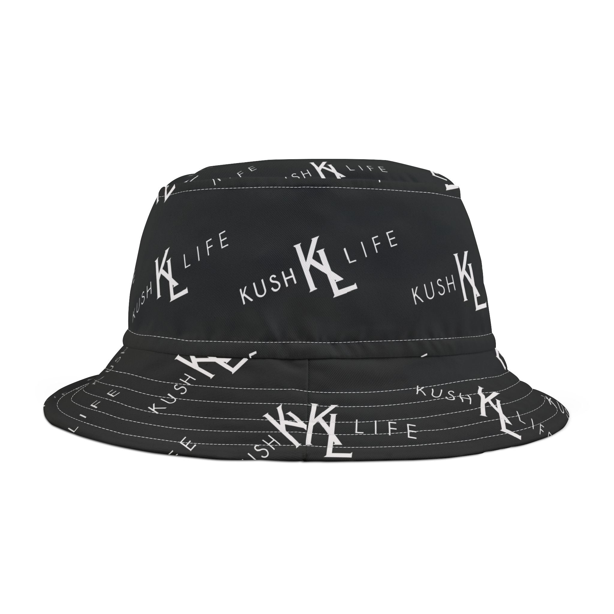 Kush KL Life Classic Logo Monogram - Bucket Hat (AOP)