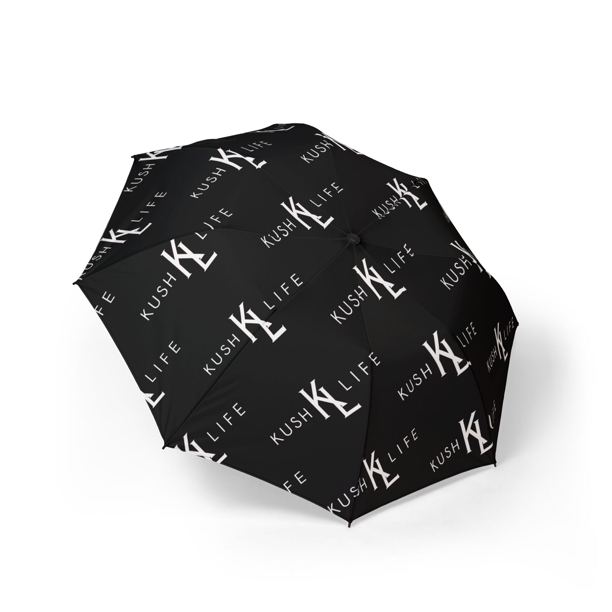Kush KL Life Classic Logo Pattern - Stylish Semi-Automatic Foldable Umbrella, Rain Gear for Trendsetters, Compact Travel Umbrella, Fashionable Gifts for Him/Her, Portable [...]