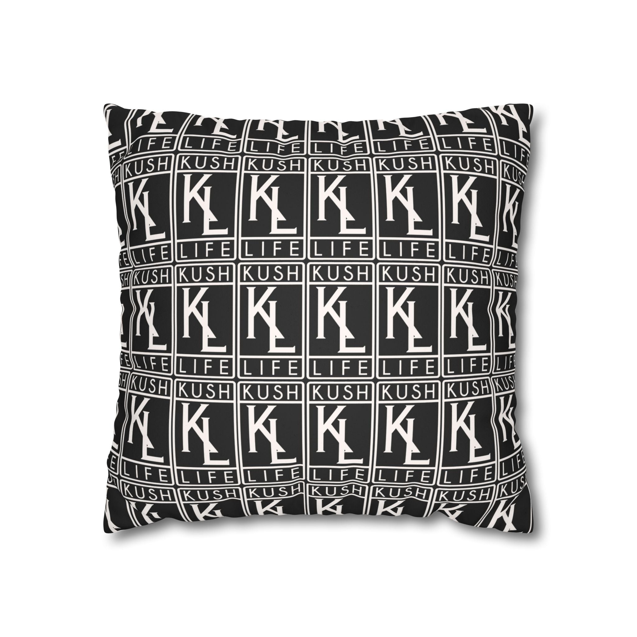 Kush Life "OG "  Logo Monogram - Faux Suede Square Pillowcase with OG Print, Home Decor Cushion Cover, Modern Accent Pillow, Gift for Friends, Cozy Living Room [...]