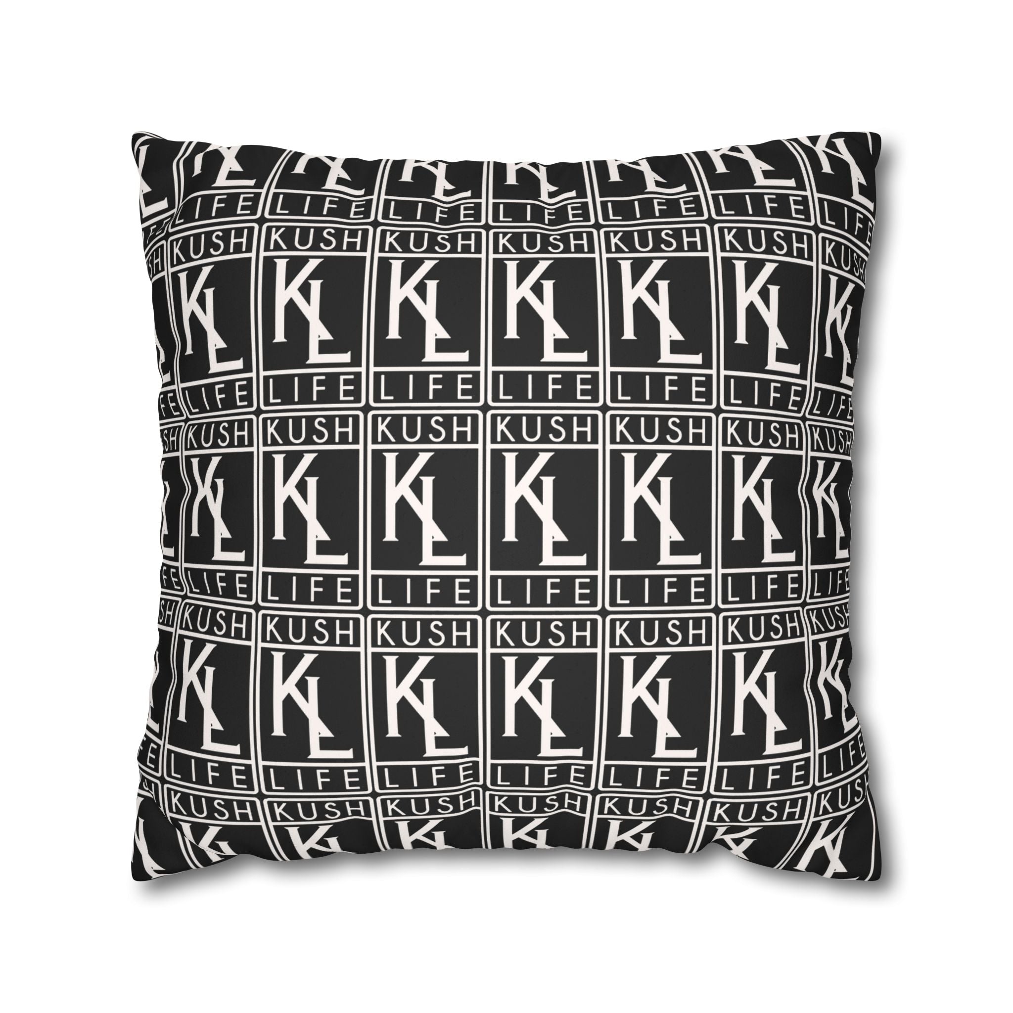 Kush Life "OG "  Logo Monogram - Faux Suede Square Pillowcase with OG Print, Home Decor Cushion Cover, Modern Accent Pillow, Gift for Friends, Cozy Living Room [...]