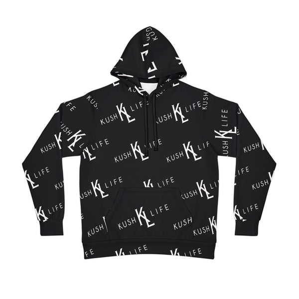 Kush KL Life Classic logo Pattern - Athletic Hoodie, Stylish Sportswear, Perfect for Athletes, Gift for Fitness Lovers, Cozy Fashion Statement