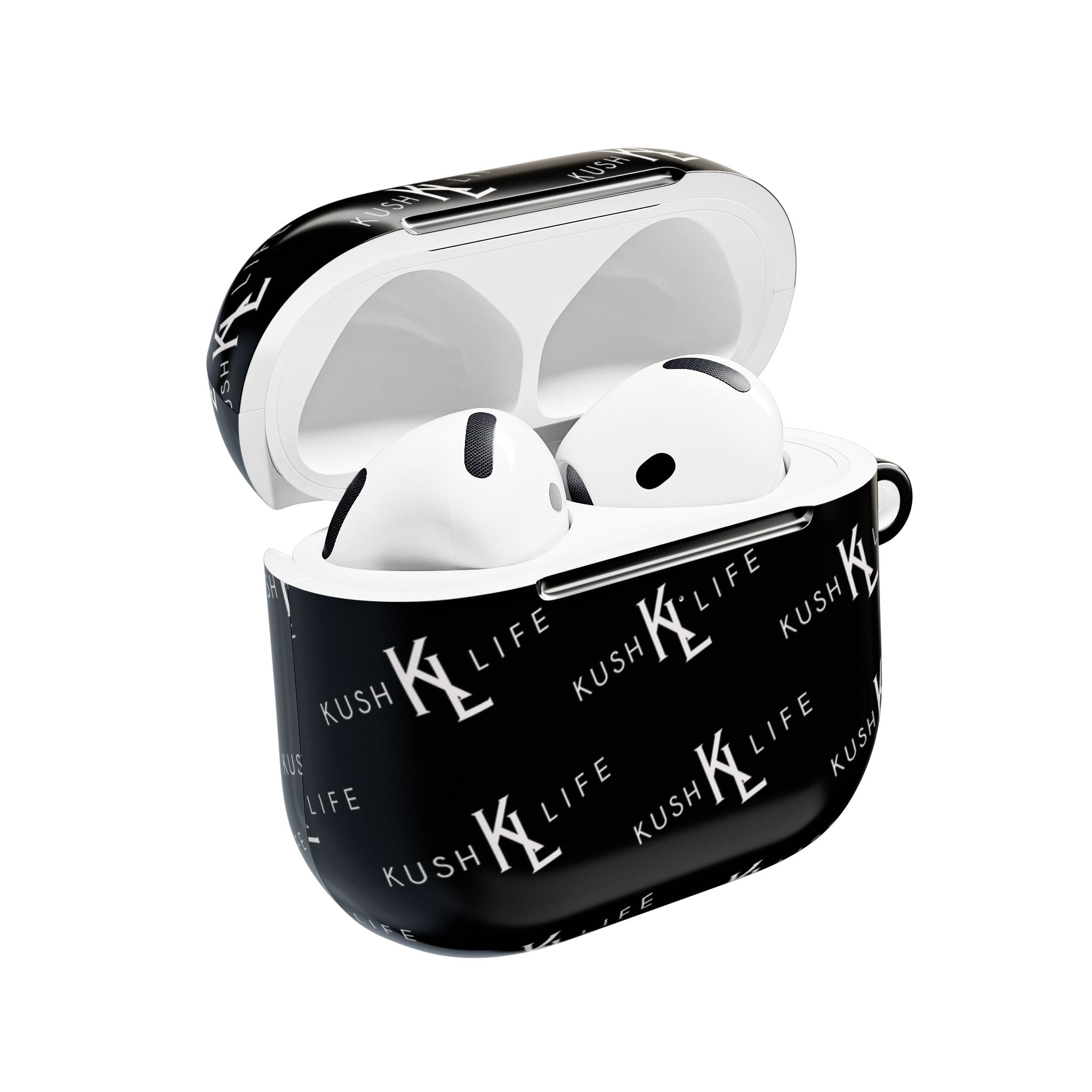 Kush KL Life Classic Logo Pattern - AirPod Case - Stylish OG Design, Gift for Music Lovers, Trendy Tech Accessories, Perfect for Birthdays and Holidays