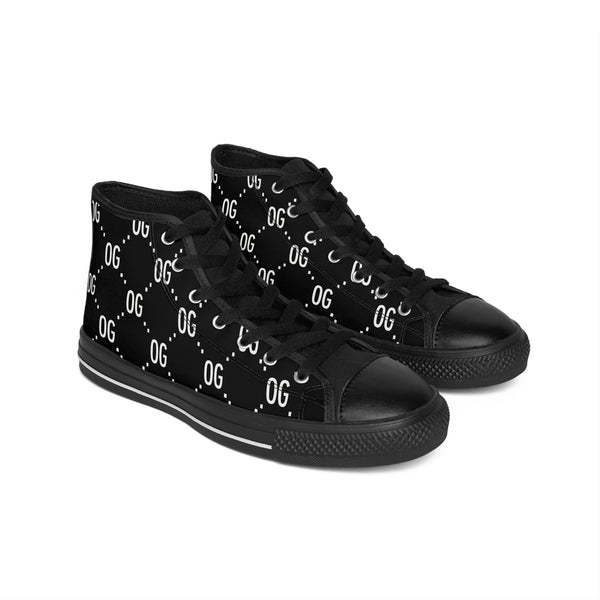 Kush Life "OG x OG"  Logo Monogram - Stylish High-Top Sneakers for Trendsetters, Casual Footwear, Urban Style, Gift for Him, Everyday Sneakers