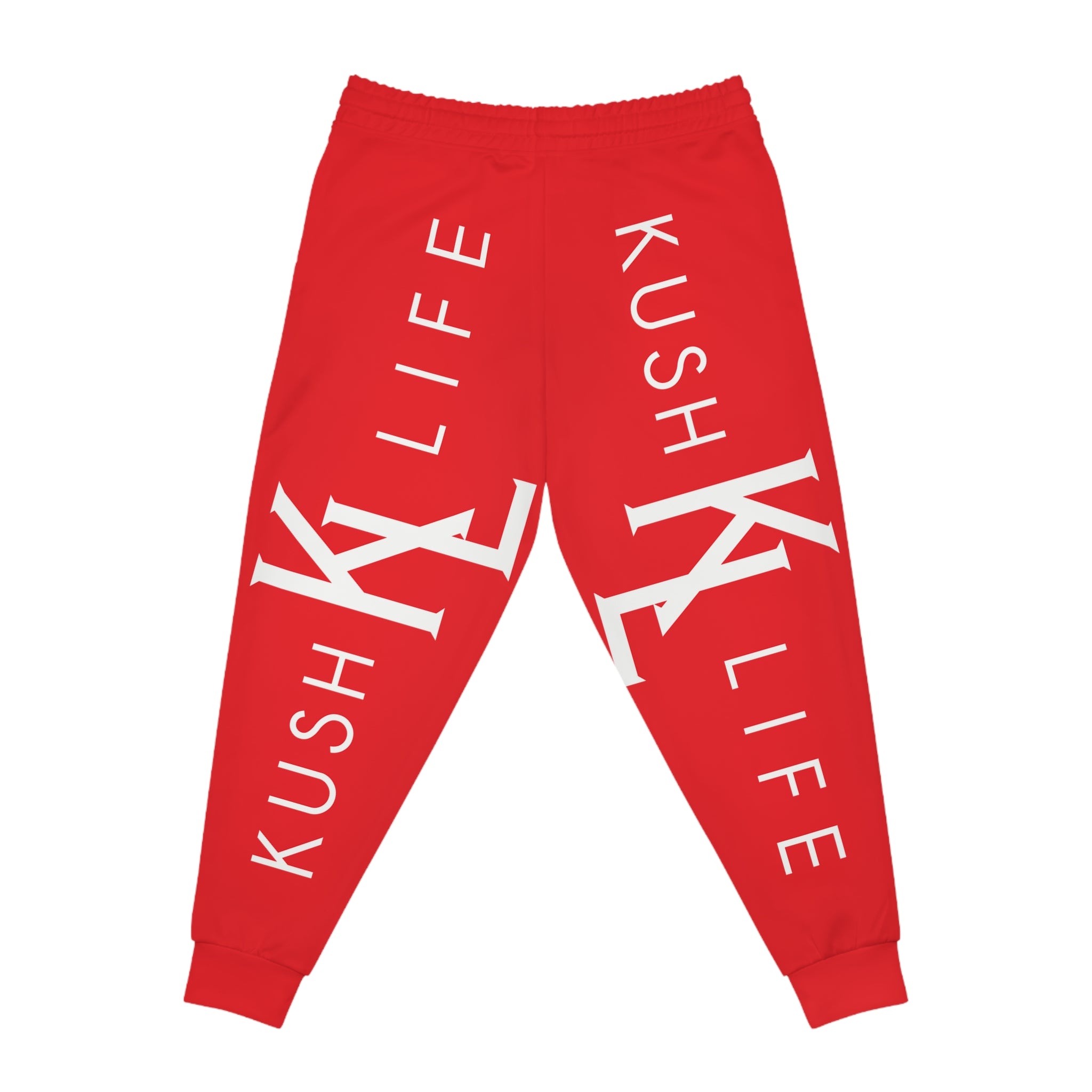 Kush KL Life Classic Logo - Ruby Athletic Joggers (AOP)