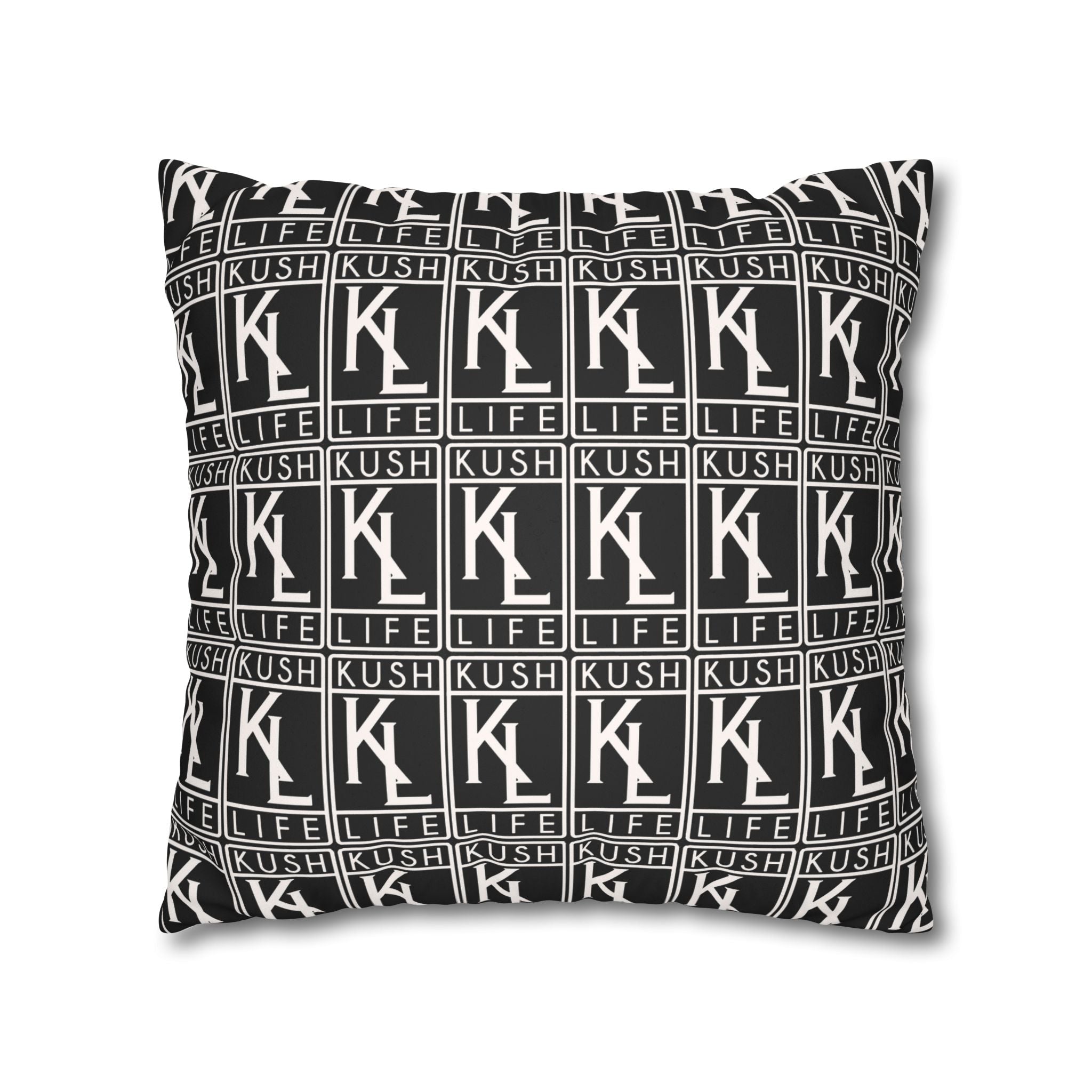 Kush Life "OG "  Logo Monogram - Faux Suede Square Pillowcase with OG Print, Home Decor Cushion Cover, Modern Accent Pillow, Gift for Friends, Cozy Living Room [...]
