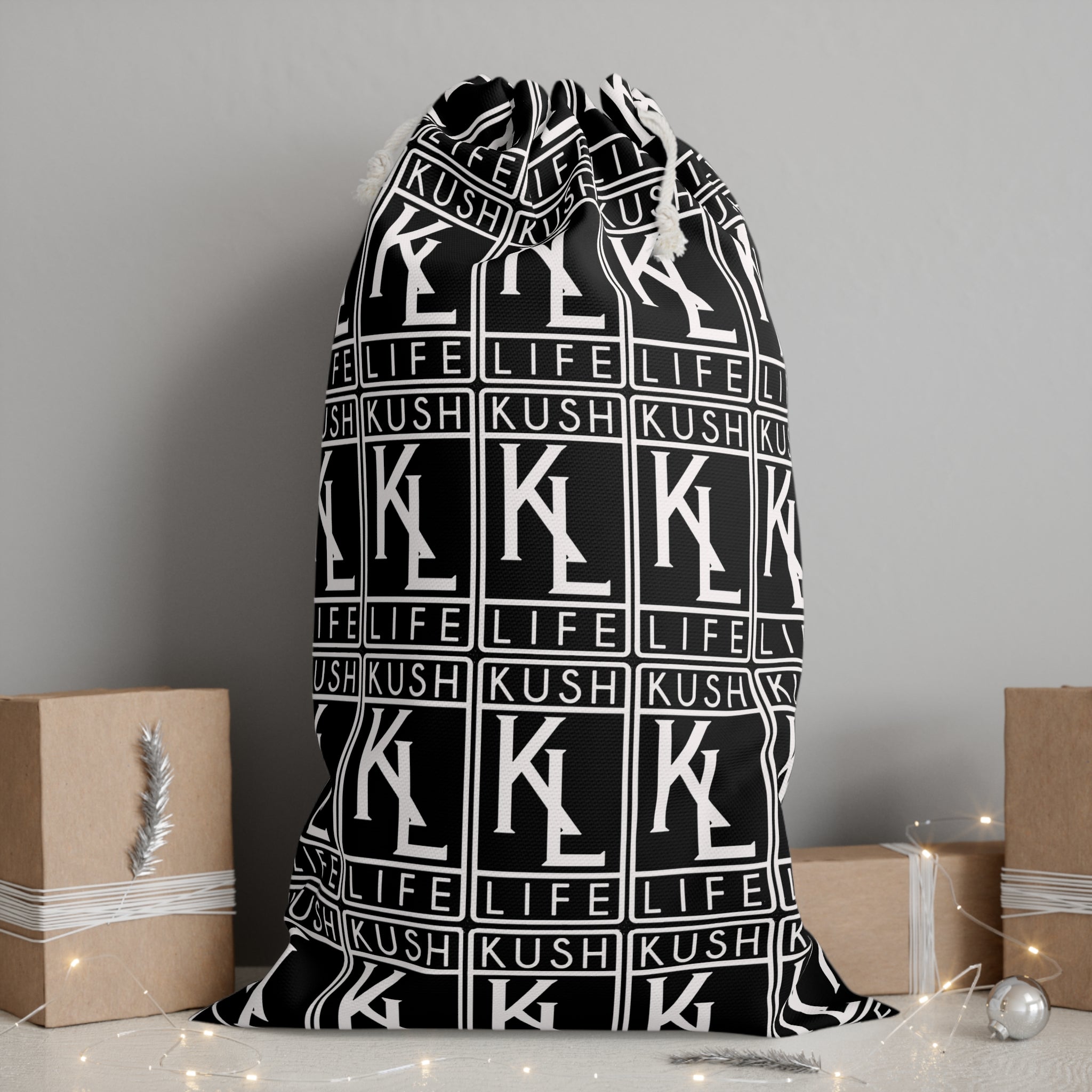 Kushlife OG Logo Monogram - Sack Bag | Stylish Storage for Everyday Use, Gift for College Students, Travel Accessory, Organizing Tote, Fashionable [...]