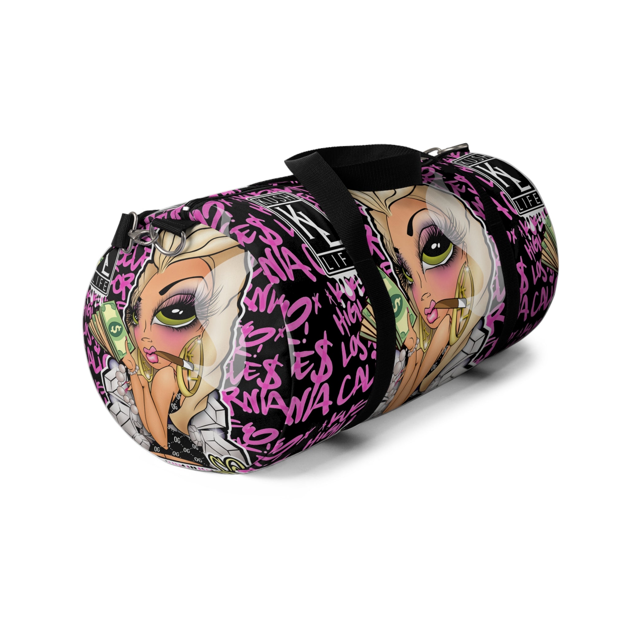 Kushlife x Sandoner - Graffiti Babe Duffel Bag