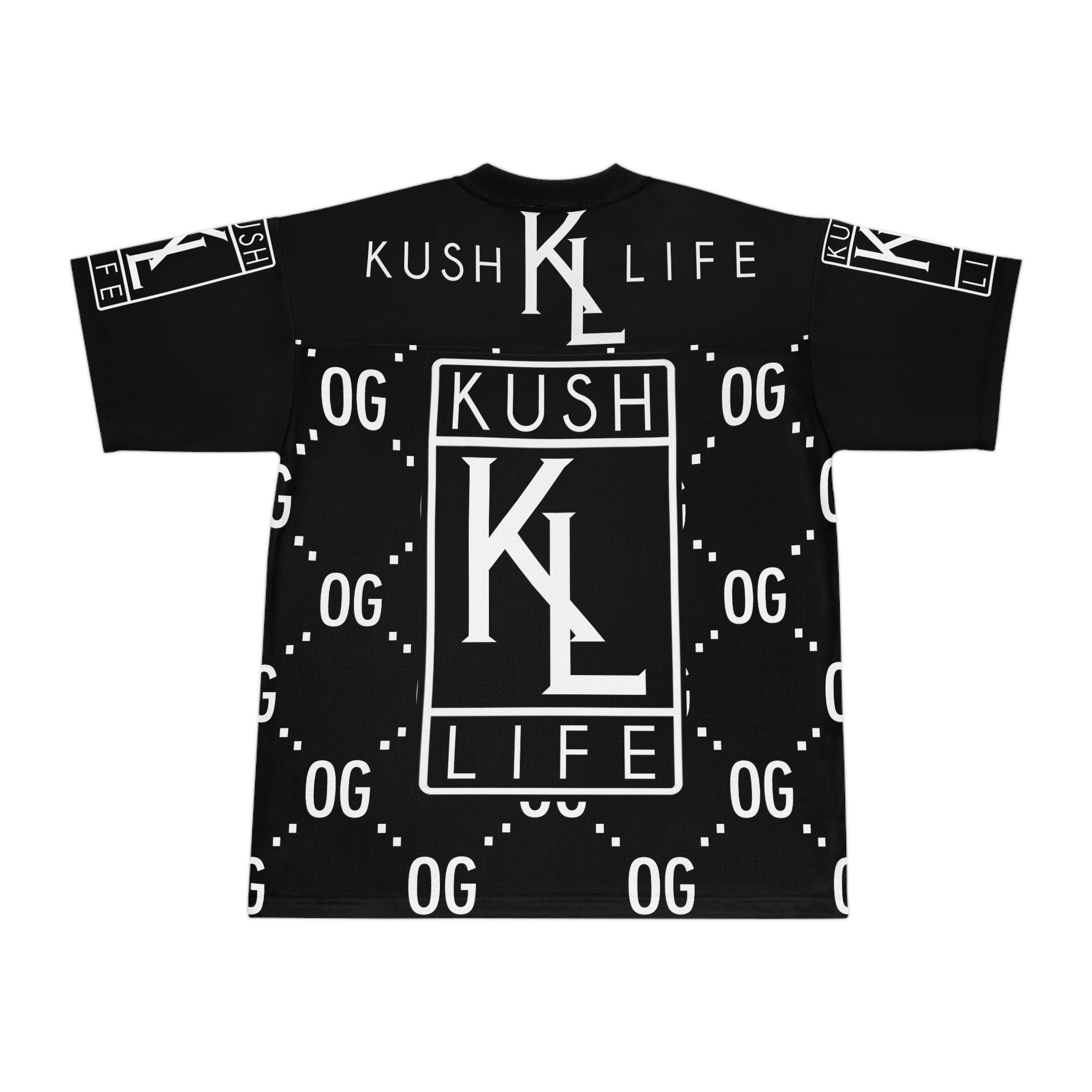Kush Life "OG x OG"  Logo Monogram Custom - Unisex Football Jersey, Sporty Apparel, Casual Wear, Game Day Outfit, Streetwear, Gift for Athletes