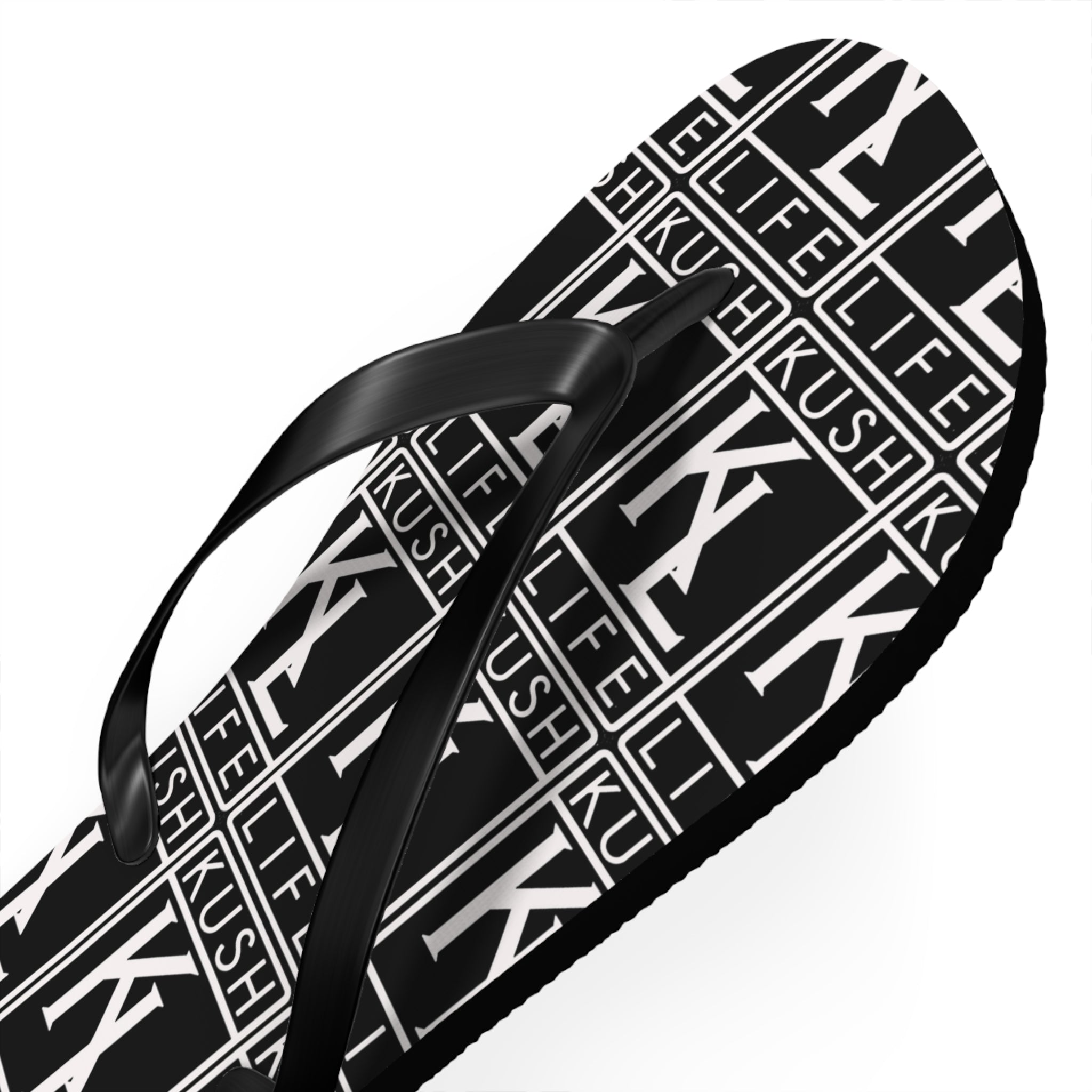 Kush Life OG Logo Monogram Flip Flops