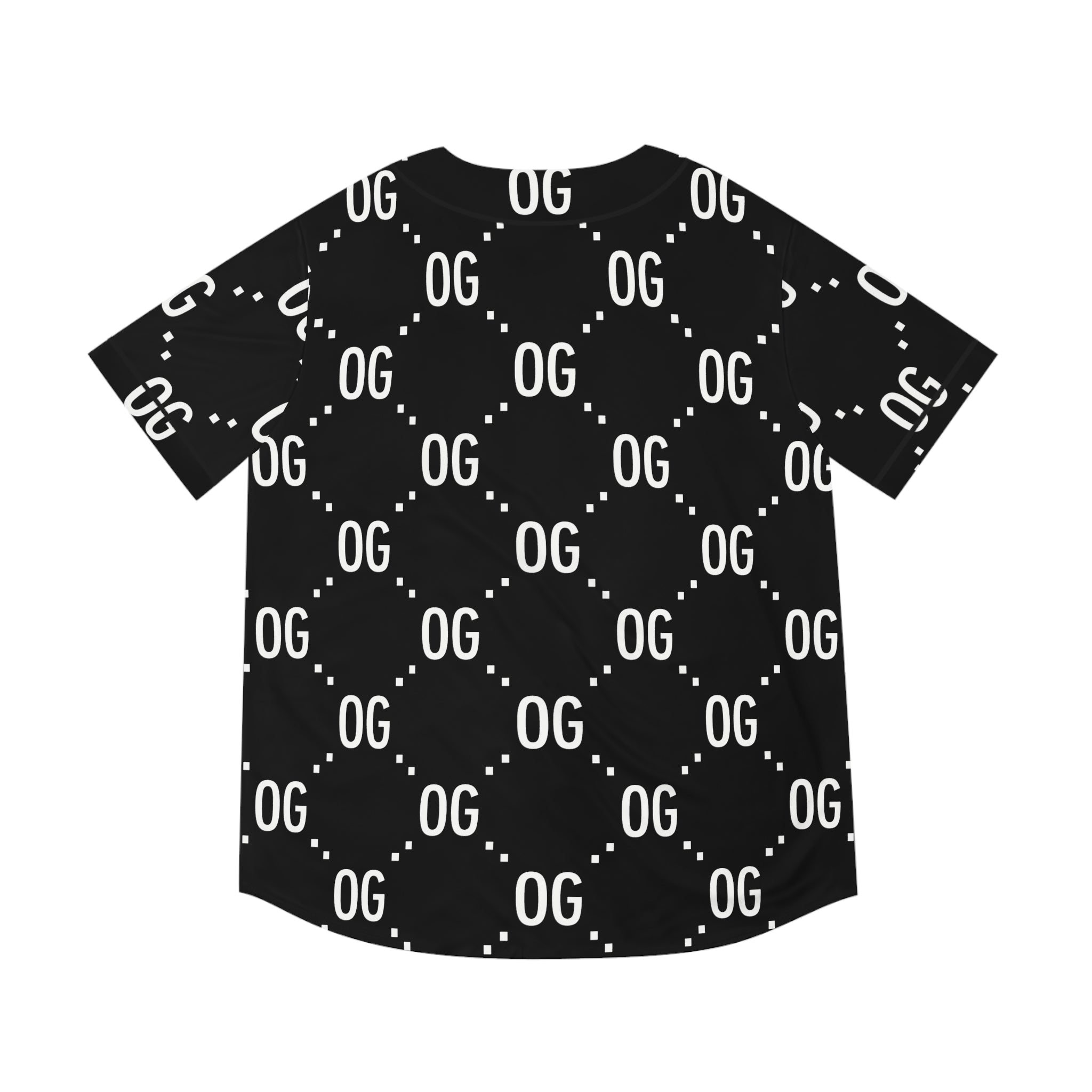 Kush Life "OG x OG"  Logo Monogram - Men's Baseball Jersey (AOP)