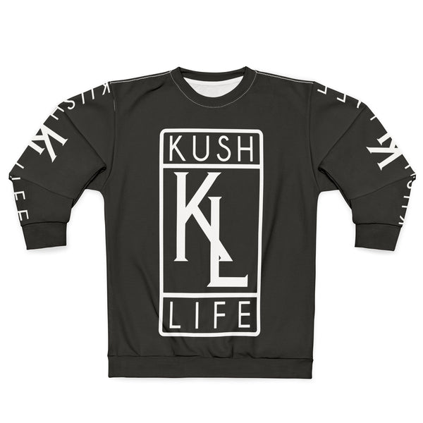 Kushlife OG Logo - Ebony Unisex Sweatshirt (AOP)
