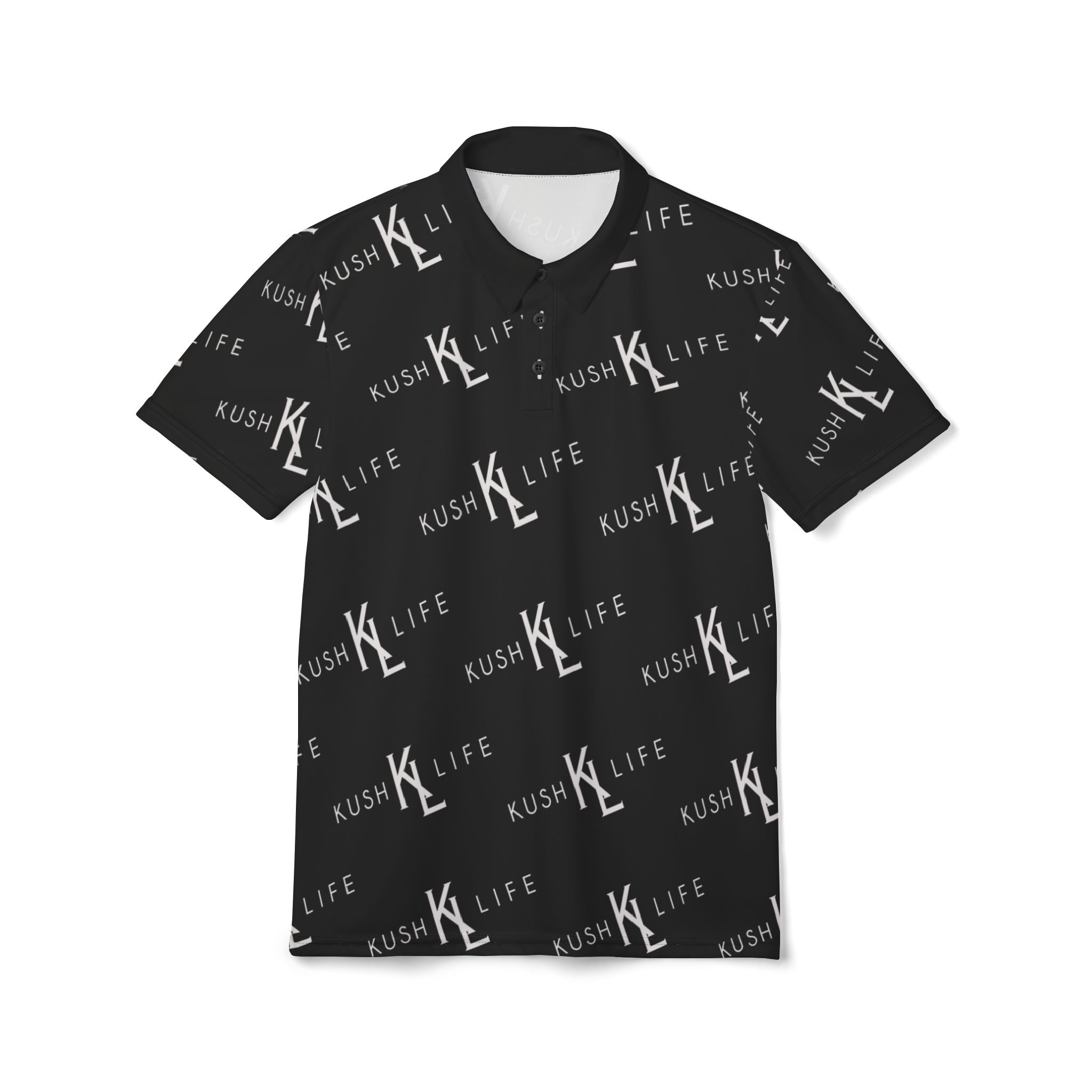 Kush KL Life Classic logo Pattern - Polo Shirt (AOP)