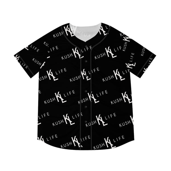 Kush KL Life Classic Logo Pattern - Men's Baseball Jersey (AOP)