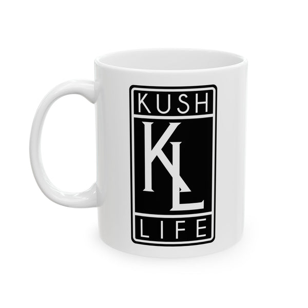 Kushlife OG Logo Ceramic Mug, (11oz, 15oz)