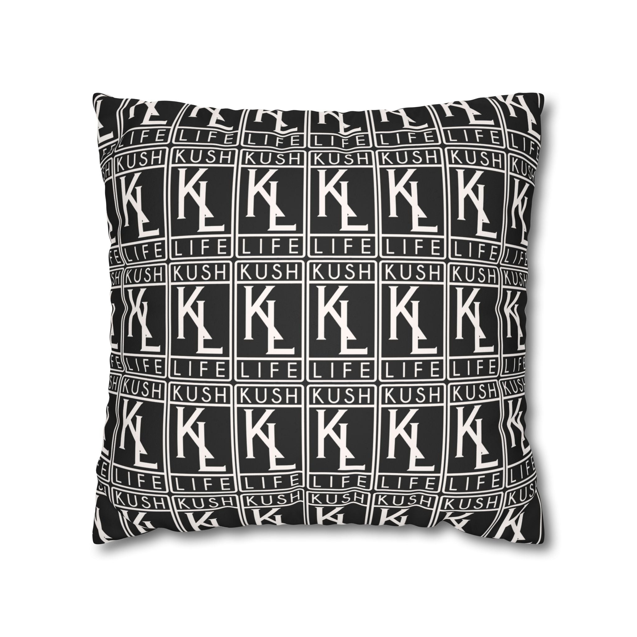 Kush Life "OG "  Logo Monogram - Faux Suede Square Pillowcase with OG Print, Home Decor Cushion Cover, Modern Accent Pillow, Gift for Friends, Cozy Living Room [...]