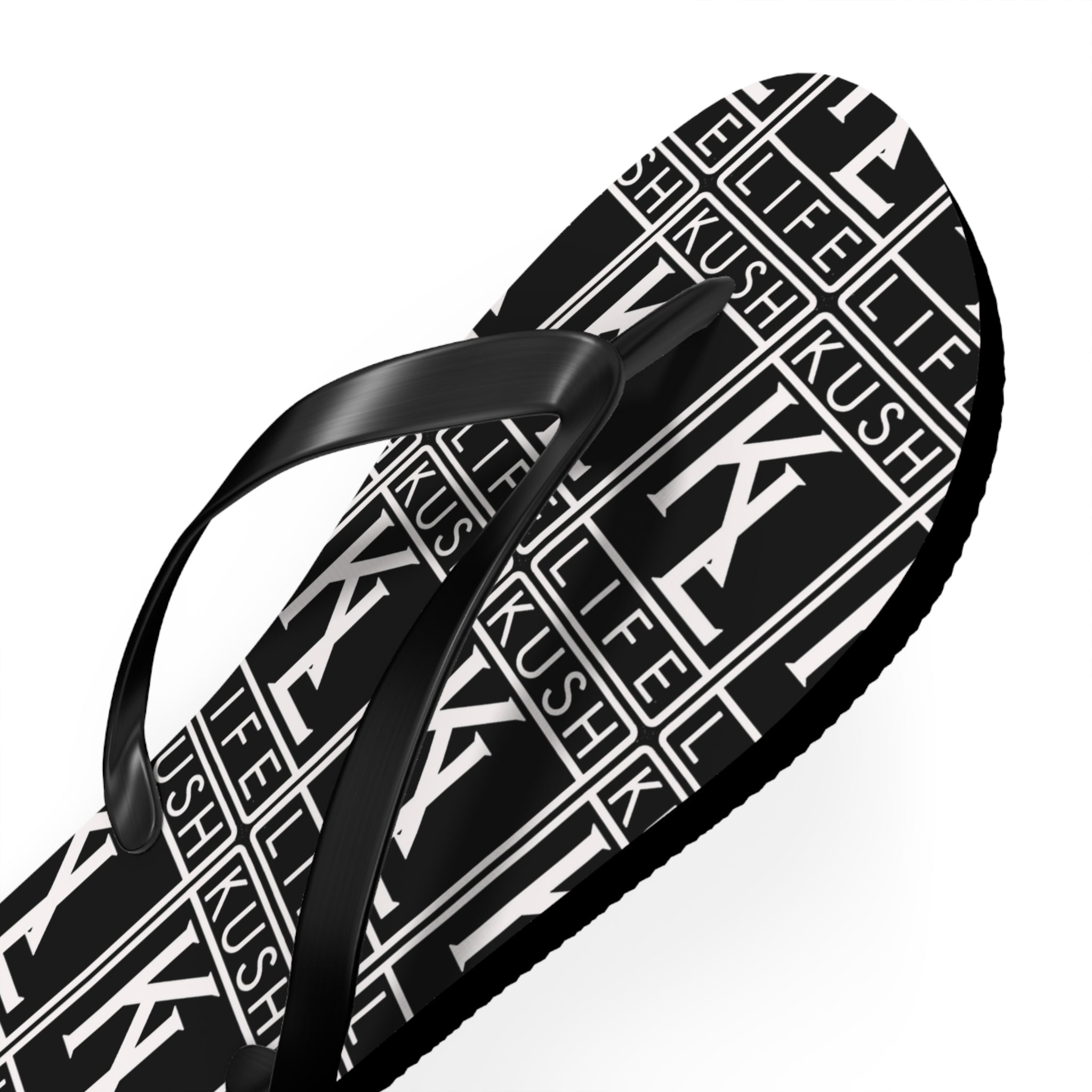 Kush Life OG Logo Monogram Flip Flops