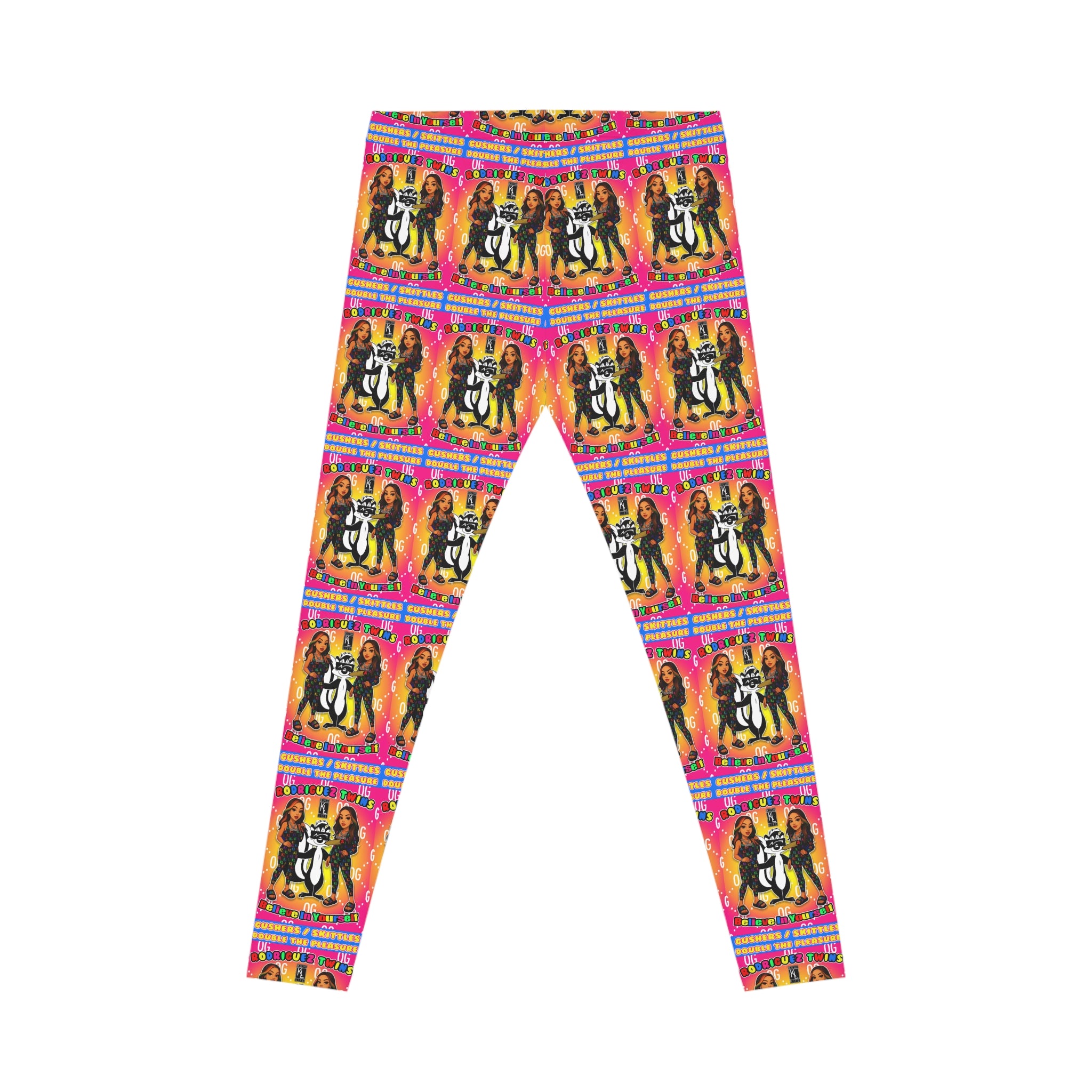 Kushlife x Rodriguez Twins - Vibrant Retro Band Leggings