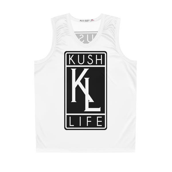 Kush Life OG Logo - Snow  Basketball Jersey (AOP)