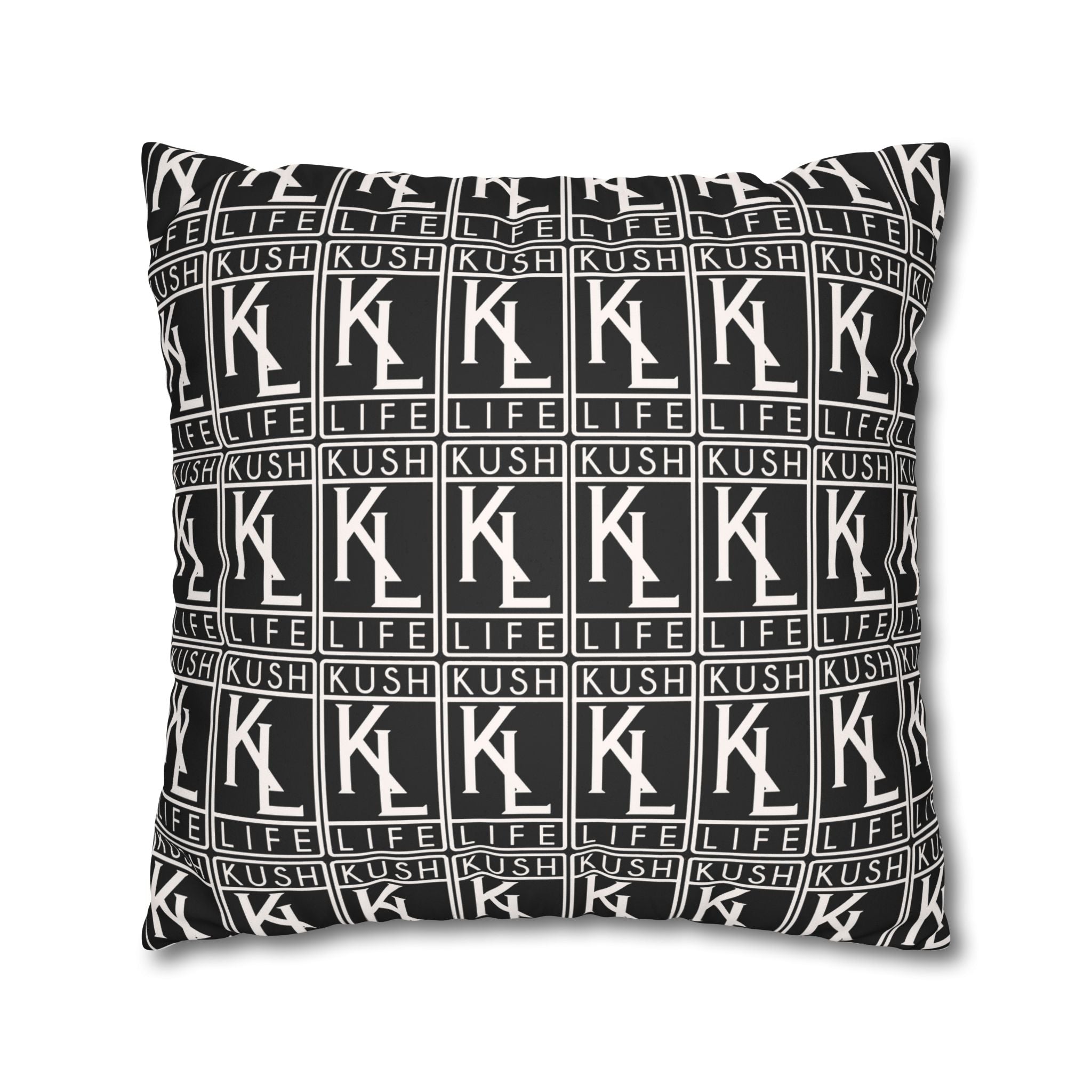 Kush Life "OG "  Logo Monogram - Faux Suede Square Pillowcase with OG Print, Home Decor Cushion Cover, Modern Accent Pillow, Gift for Friends, Cozy Living Room [...]