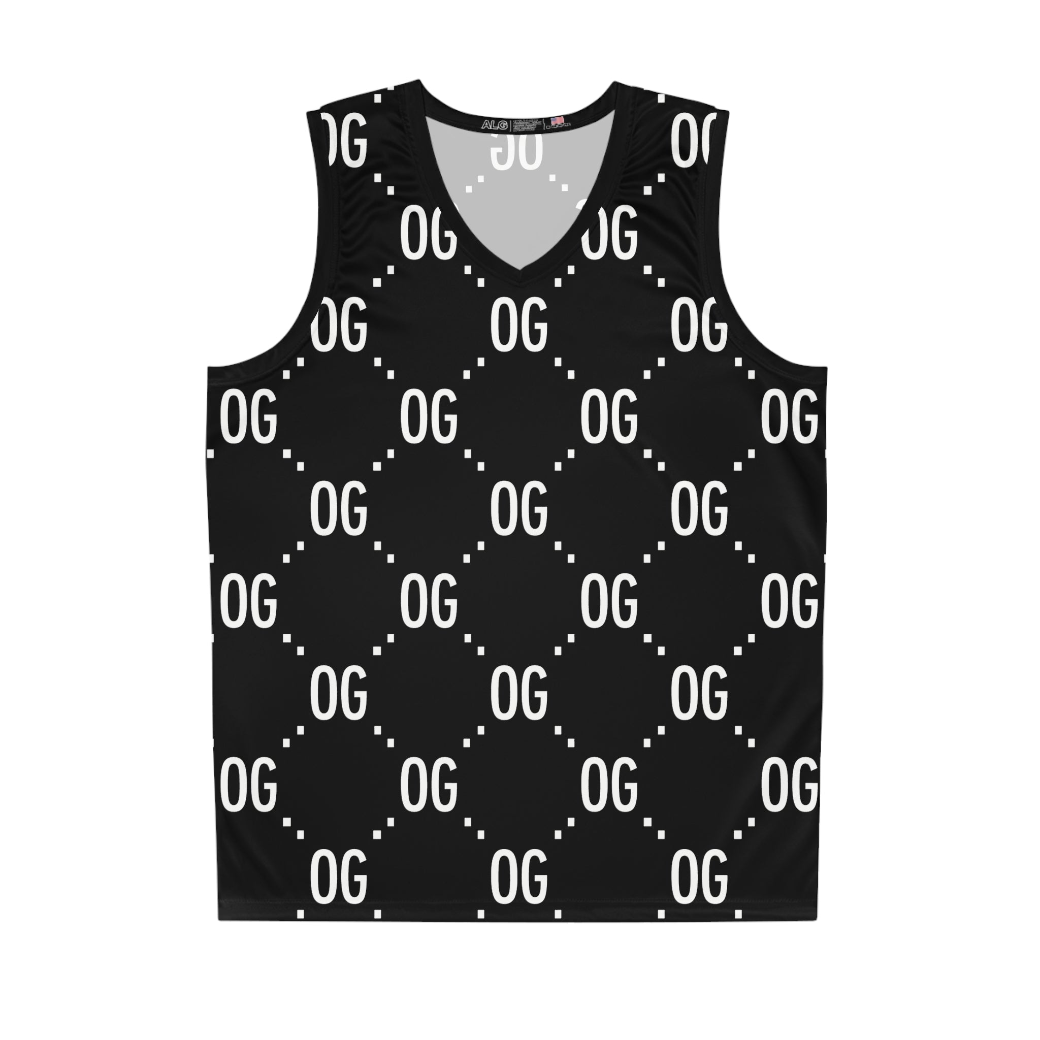 Kush Life "OG x OG"  Logo Monogram - Basketball Jersey (AOP)