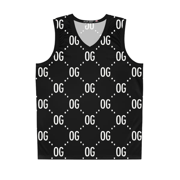 Kush Life "OG x OG"  Logo Monogram - Basketball Jersey (AOP)