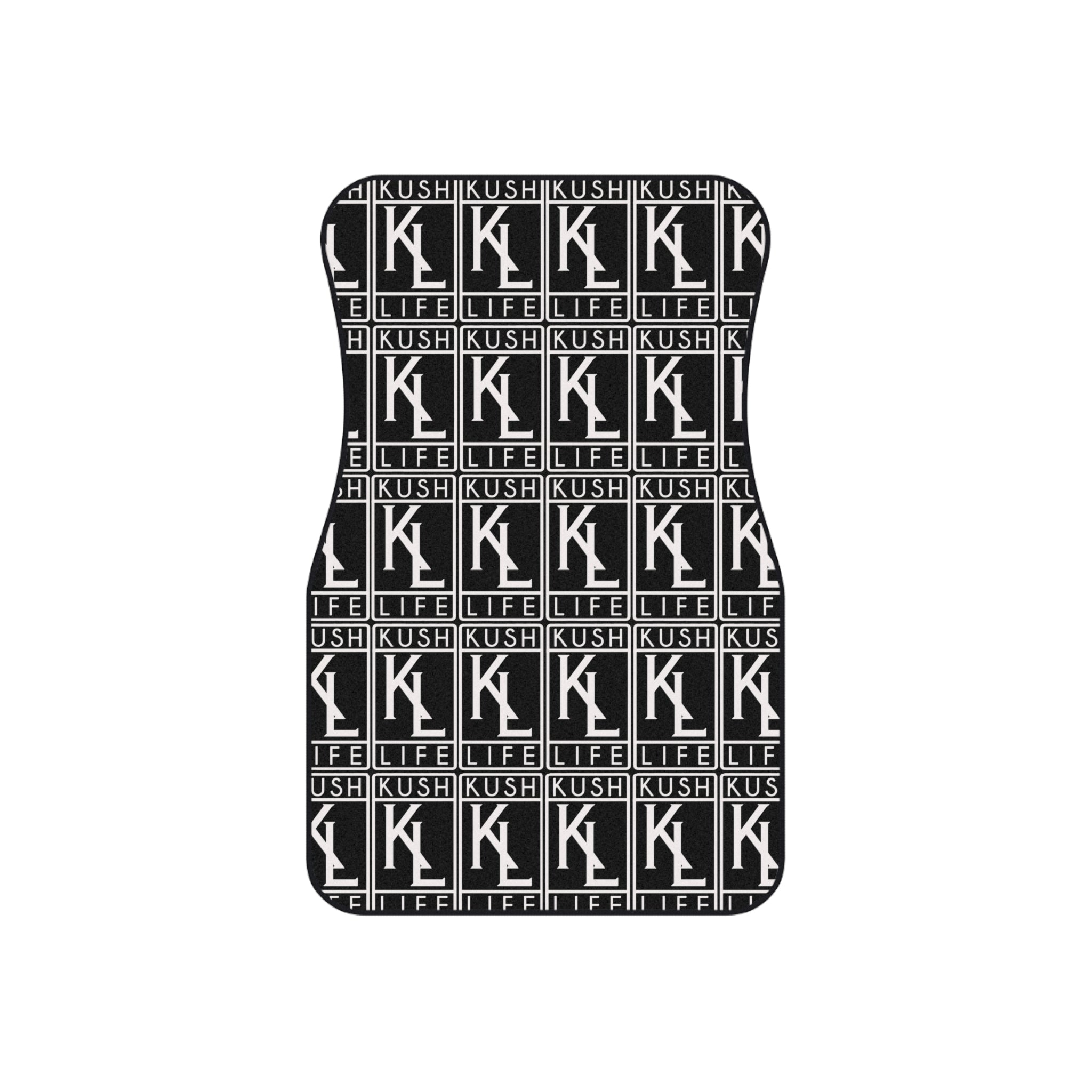 Kush Life OG Logo Monogram - Mats Set | Durable Auto Floor Mats for Stylish Ride | Perfect Gift for Car Lovers, Hip Hop Enthusiasts, and More!